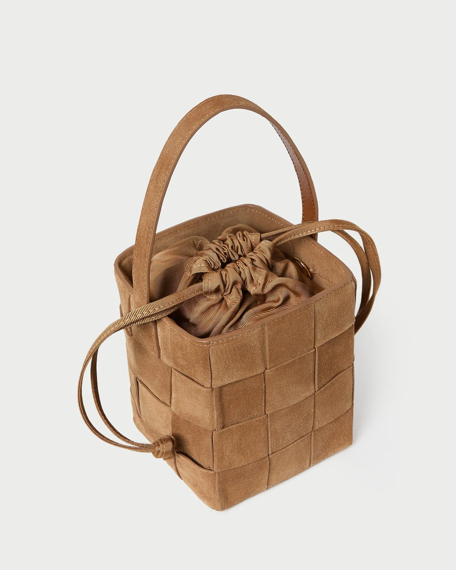 Loeffler Randall - Laith Toffee Suede Bucket Bag - Image 3