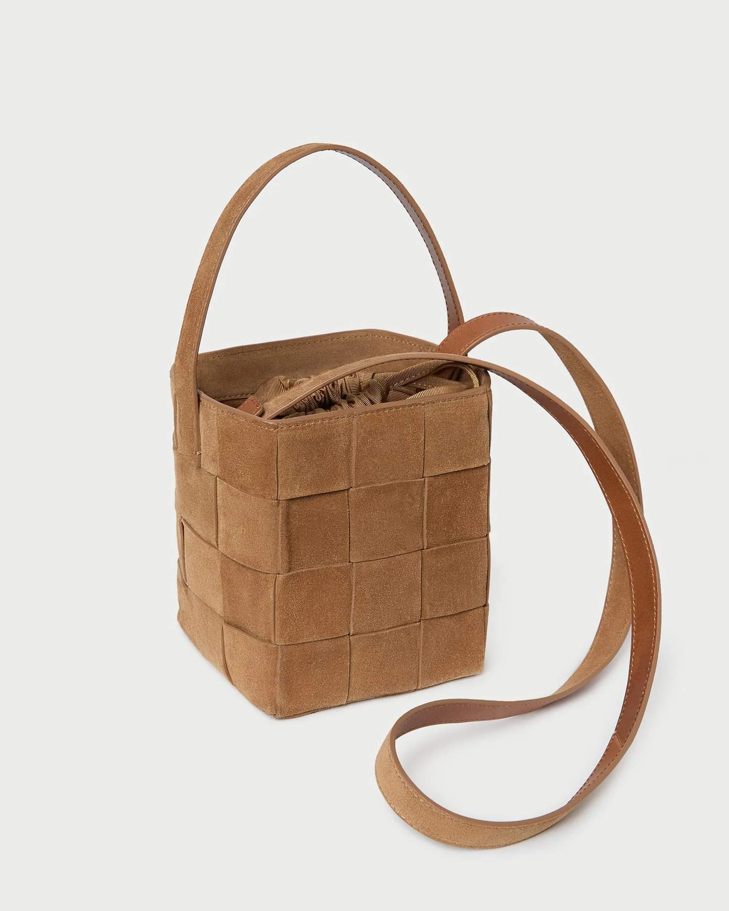 Loeffler Randall - Laith Toffee Suede Bucket Bag - Image 4