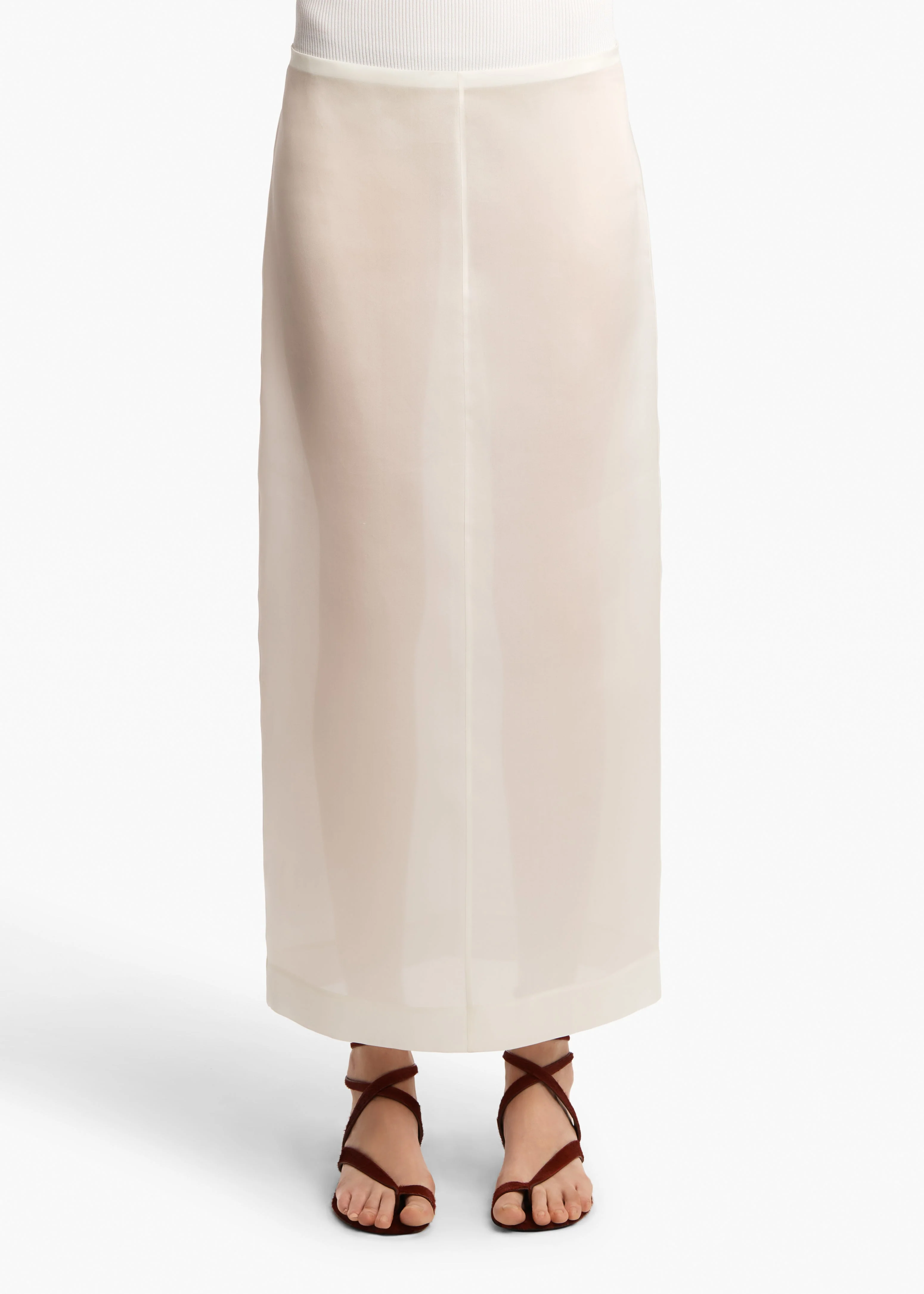 Khaite - Lalisa Skirt in Chalk - Image 11