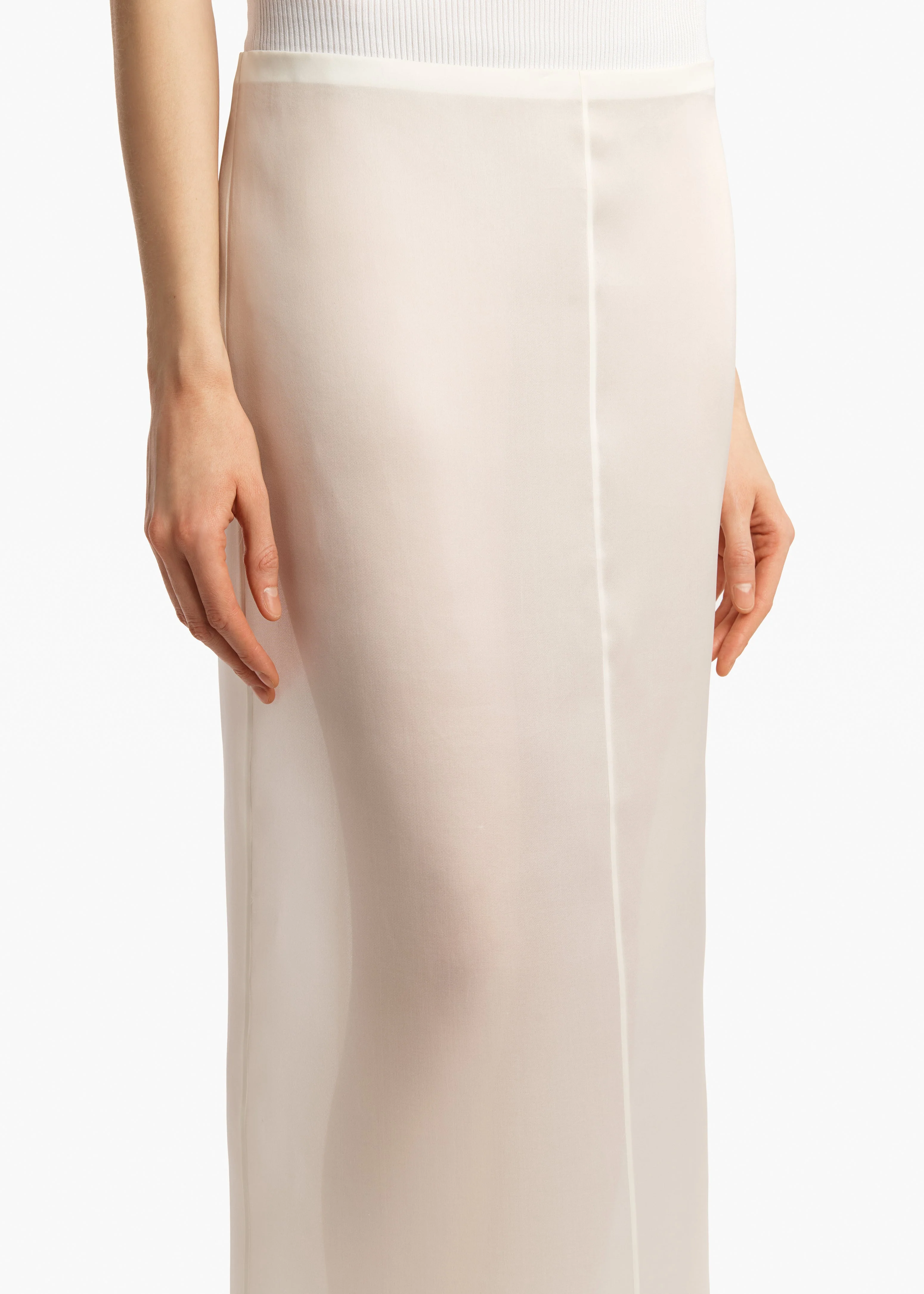 Khaite - Lalisa Skirt in Chalk - Image 13