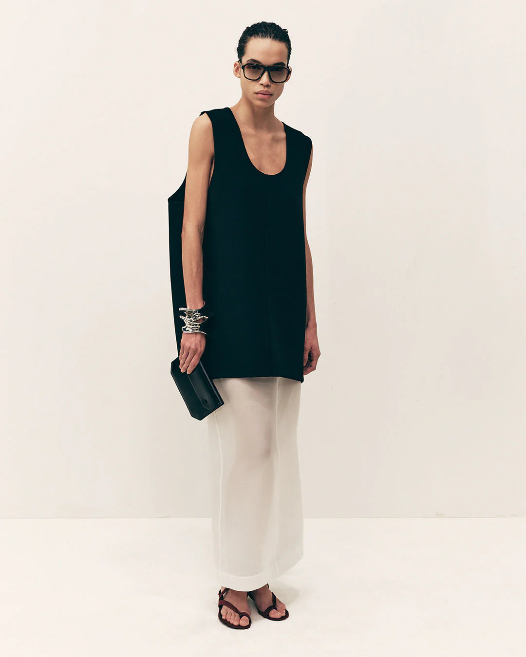 Khaite - Lalisa Skirt in Chalk - Image 7