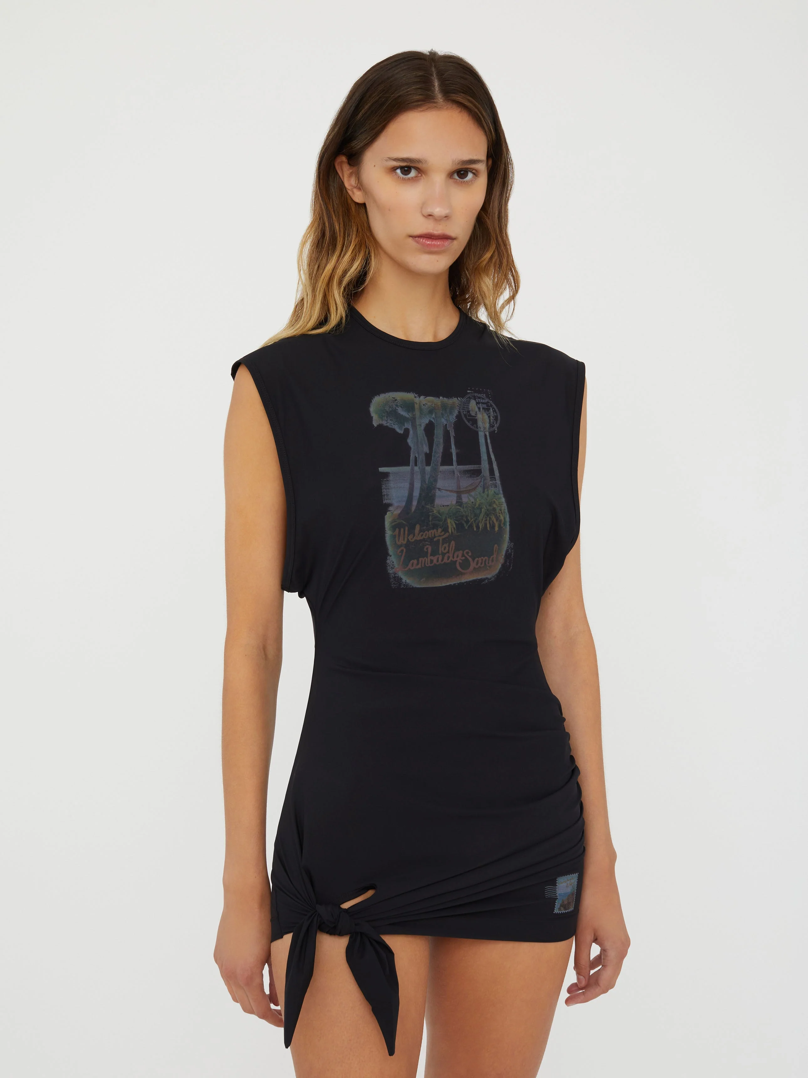 Christopher Esber - Lambada Sands Loophole Tie Mini Dress - Image 4