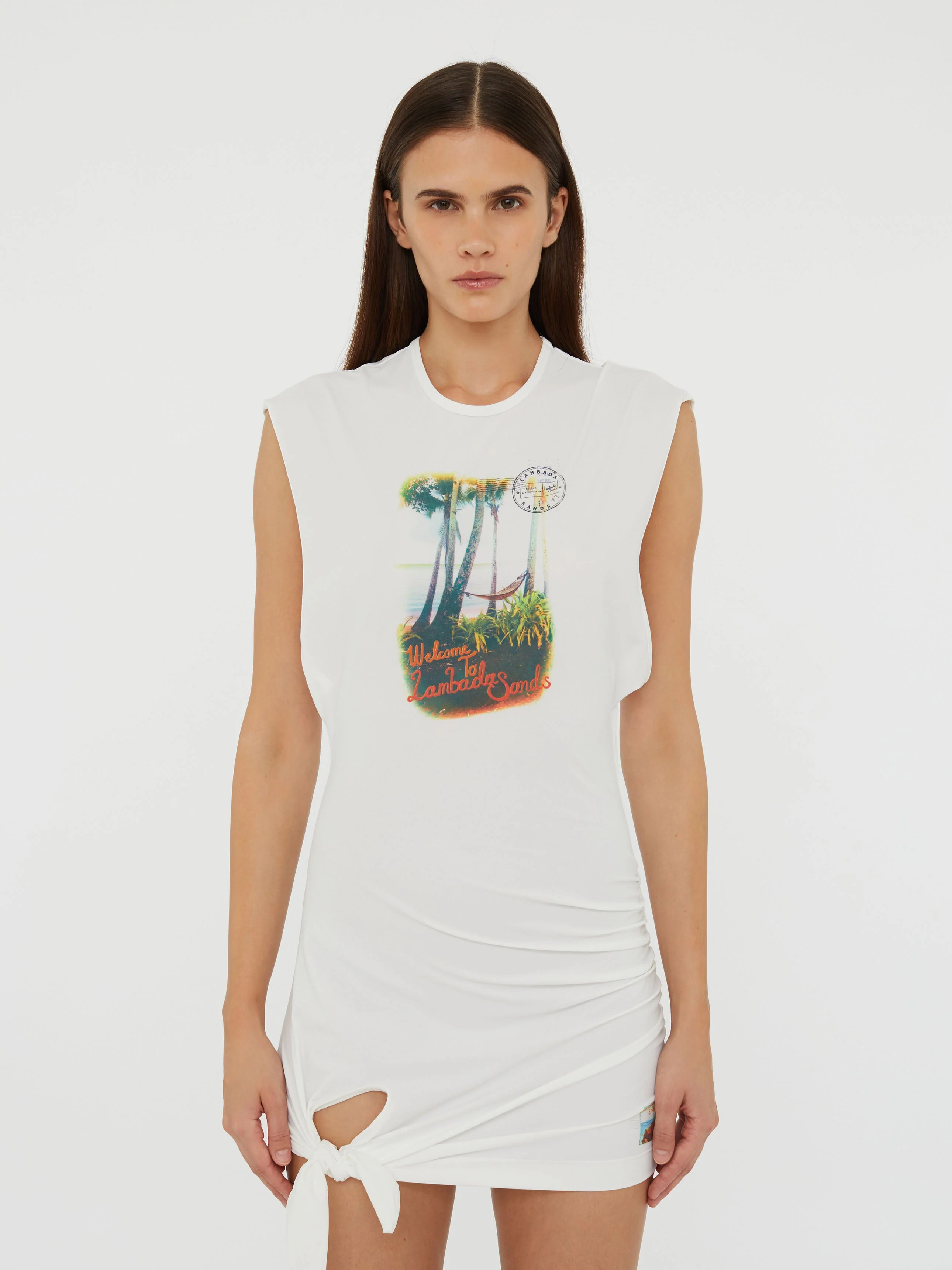 Christopher Esber - Lambada Sands Loophole Tie Mini Dress - Image 4