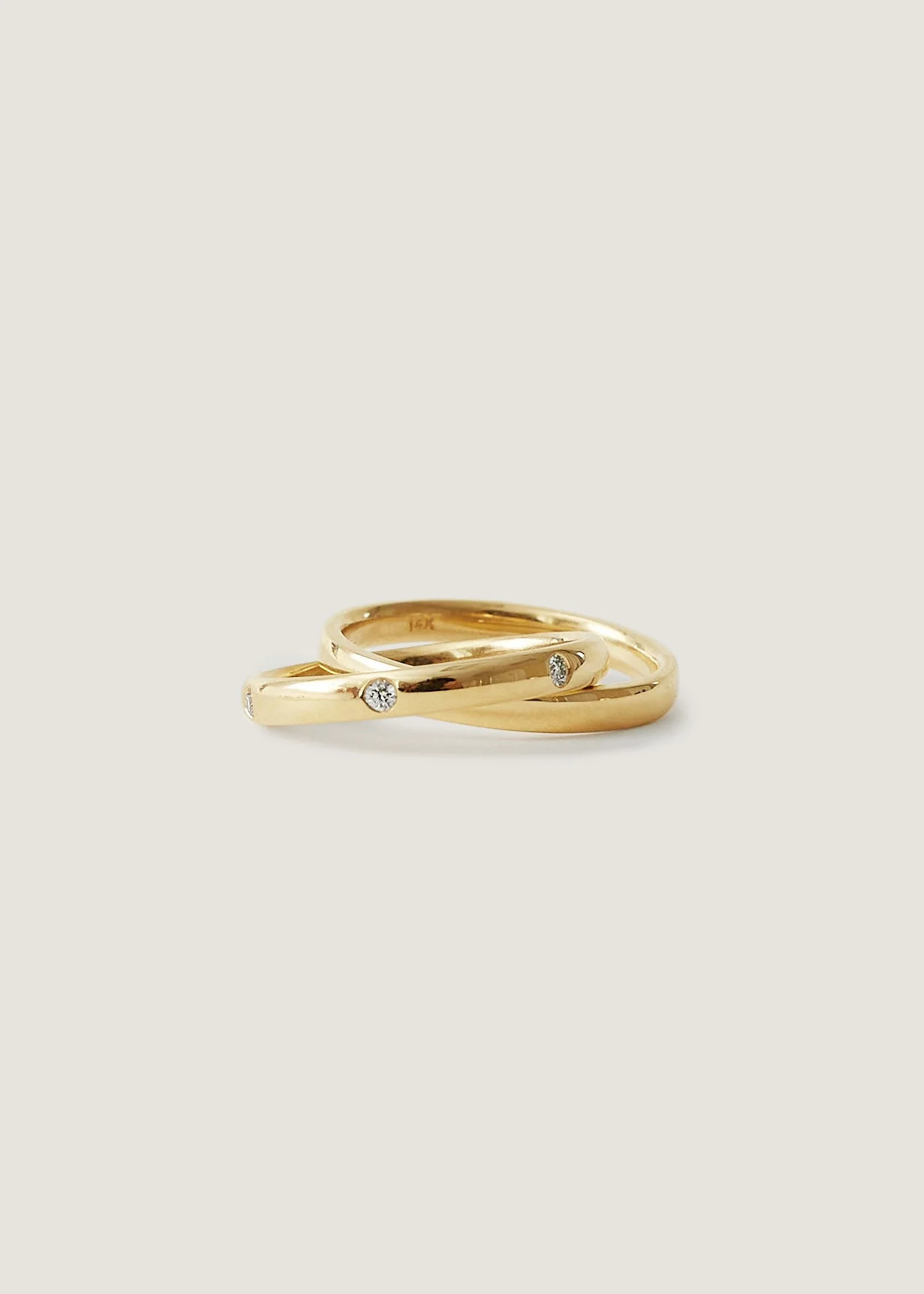 Kinn - L'Amour Interlocking Ring Gold - Image 3
