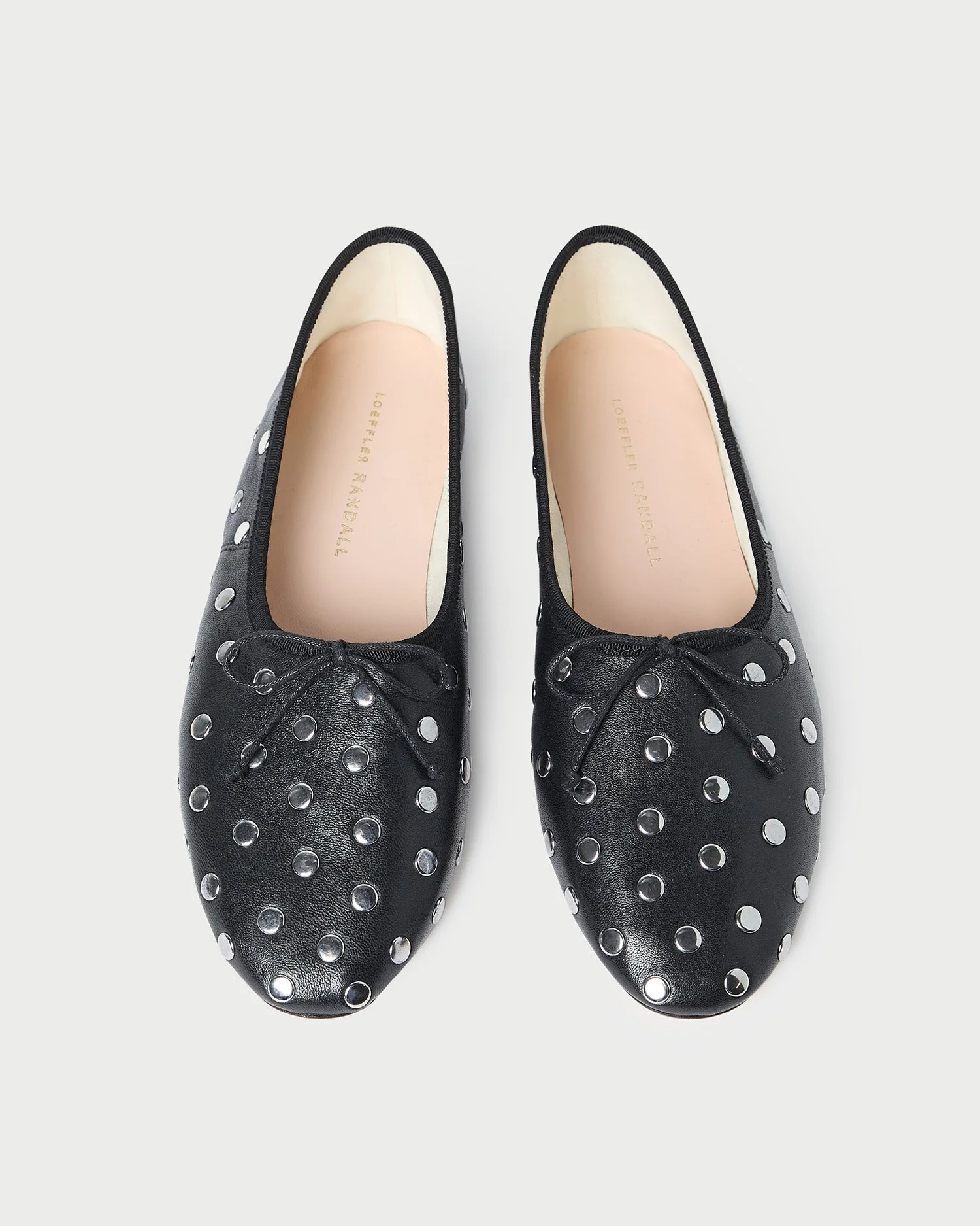 Loeffler Randall - Landon Black/Silver Ballet Flat