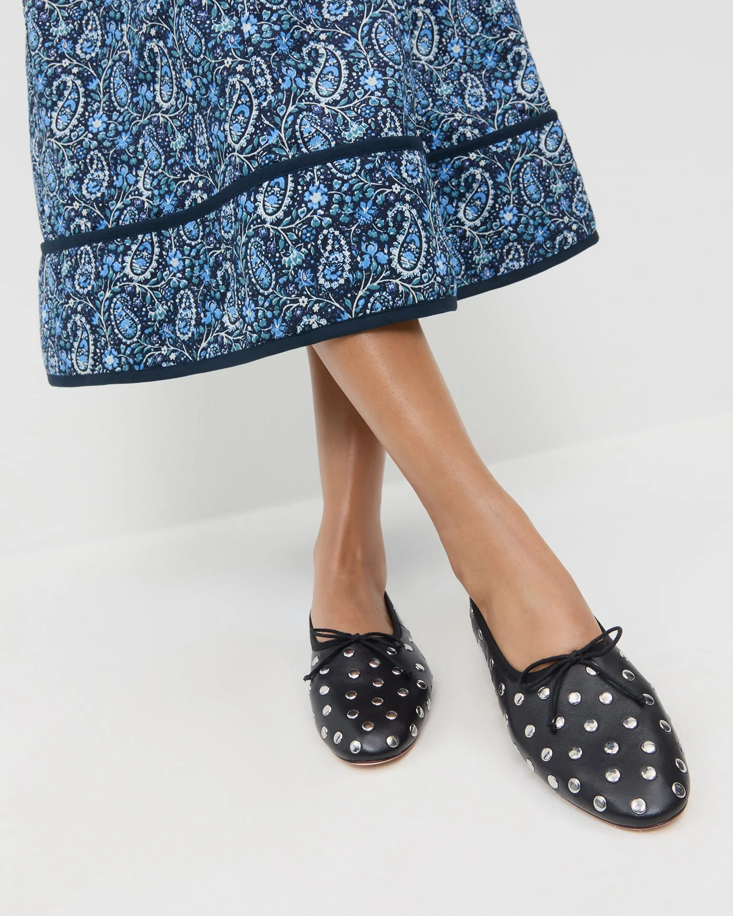 Loeffler Randall - Landon Black/Silver Ballet Flat - Image 2