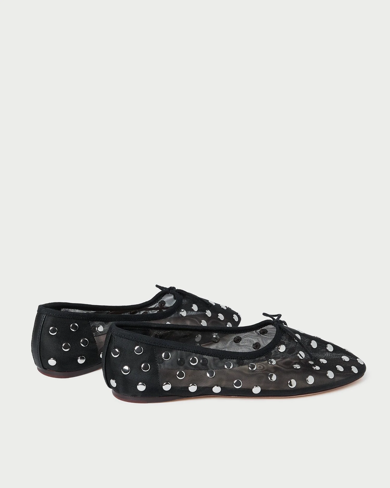 Loeffler Randall - Landon Black/Silver Mesh Ballet Flat - Image 5