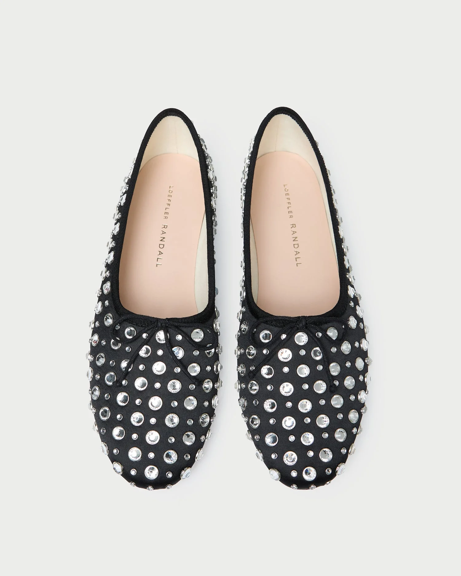 Loeffler Randall - Landon Black/Crystal Ballet Flat