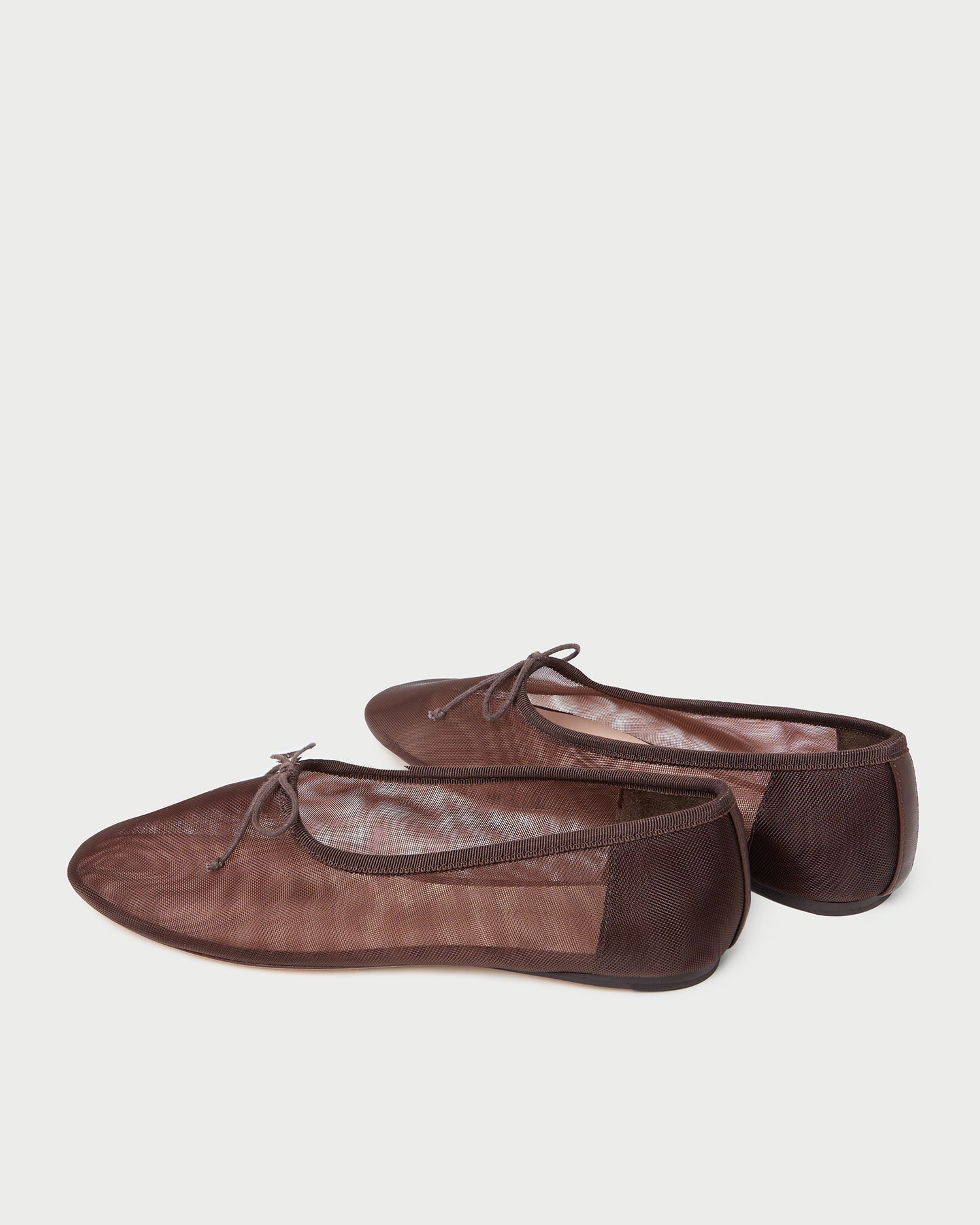 Loeffler Randall - Landon Chocolate Mesh Ballet Flat - Image 5