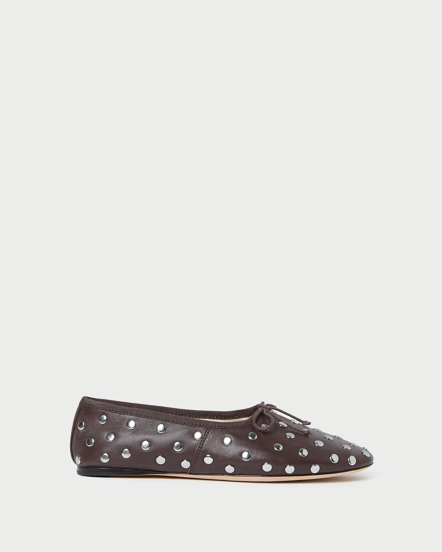 Loeffler Randall - Landon Espresso/Silver Leather Ballet Flat - Image 3