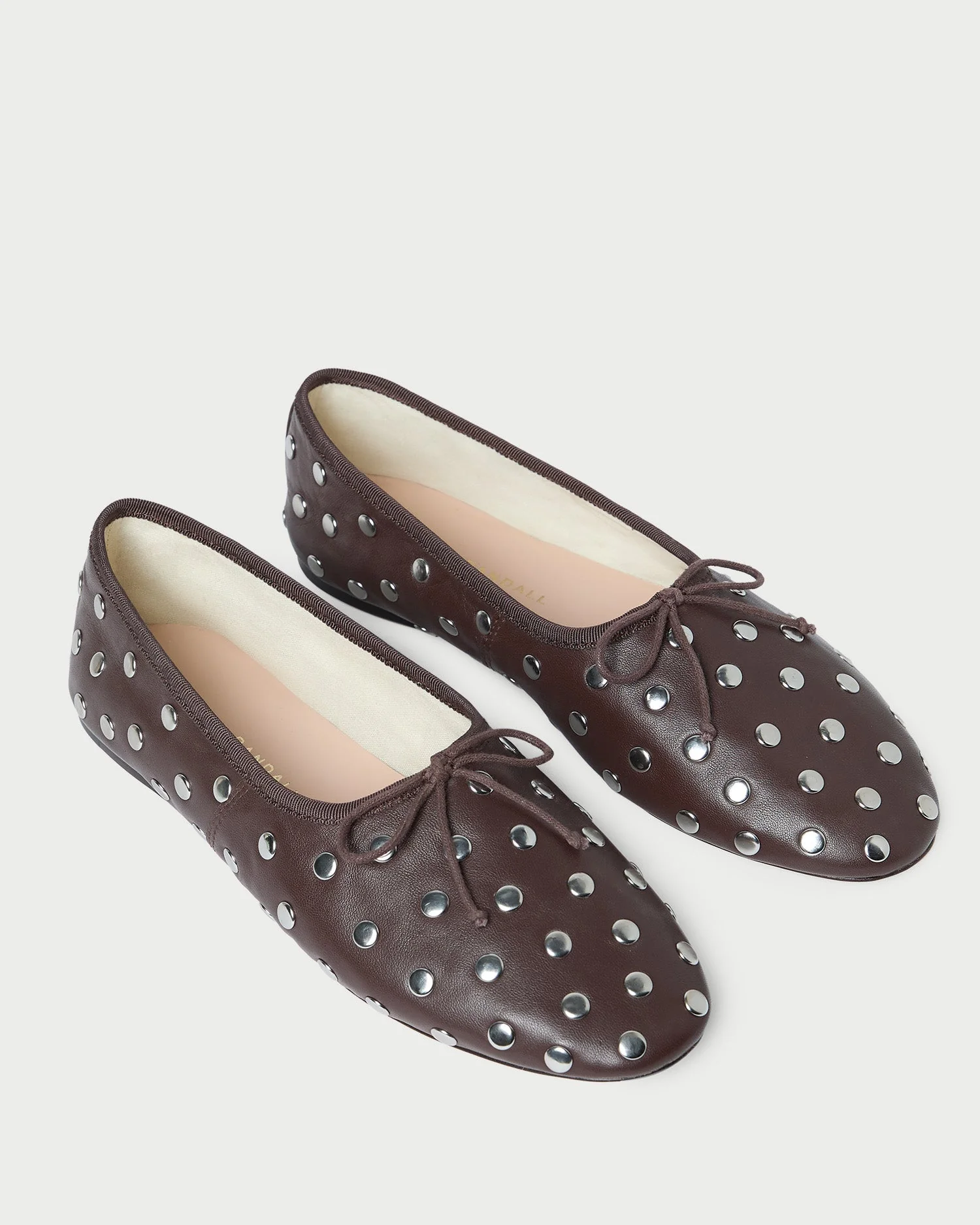 Loeffler Randall - Landon Espresso/Silver Leather Ballet Flat - Image 5
