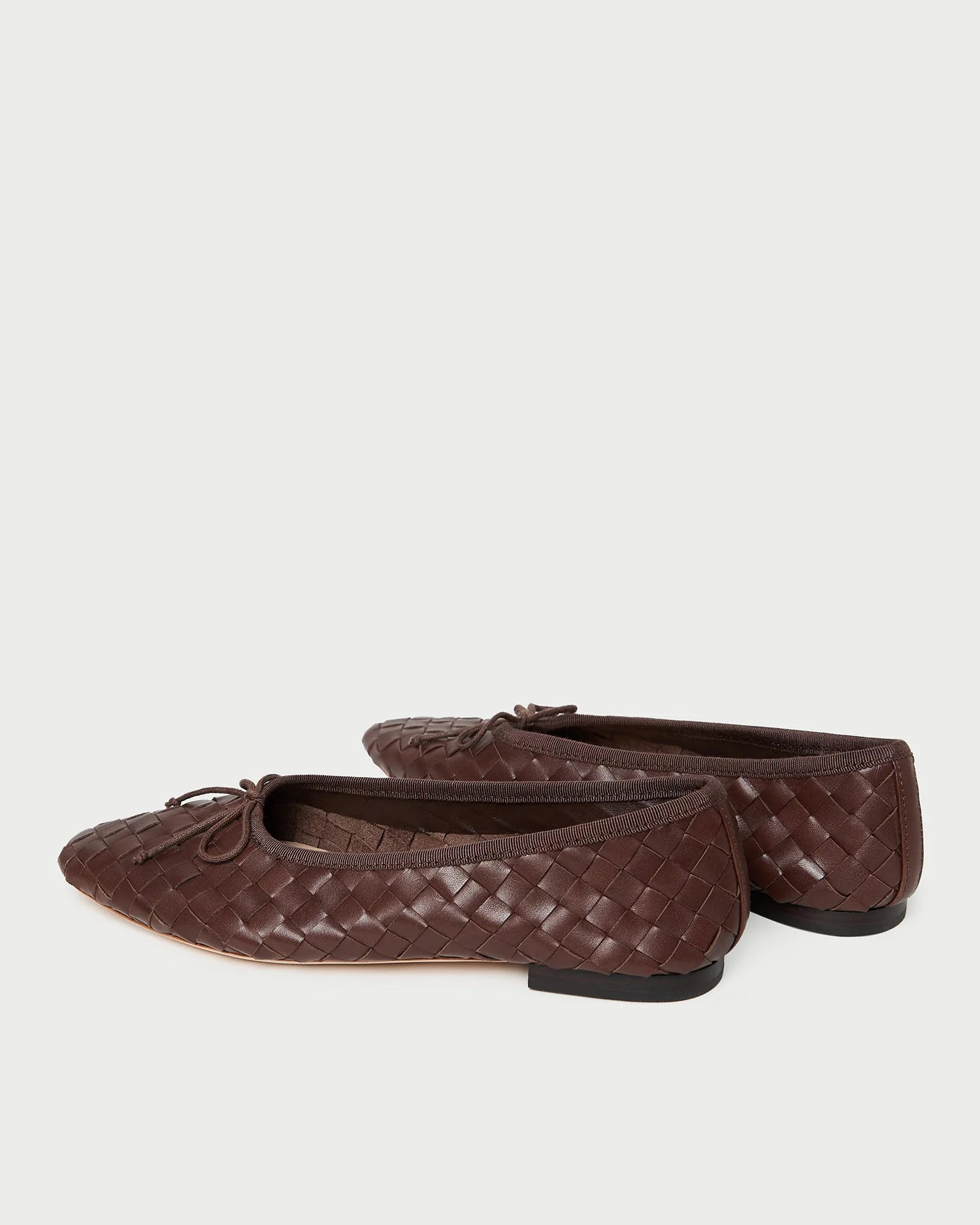 Loeffler Randall - Landry Chocolate Woven Ballet Flat - Image 5