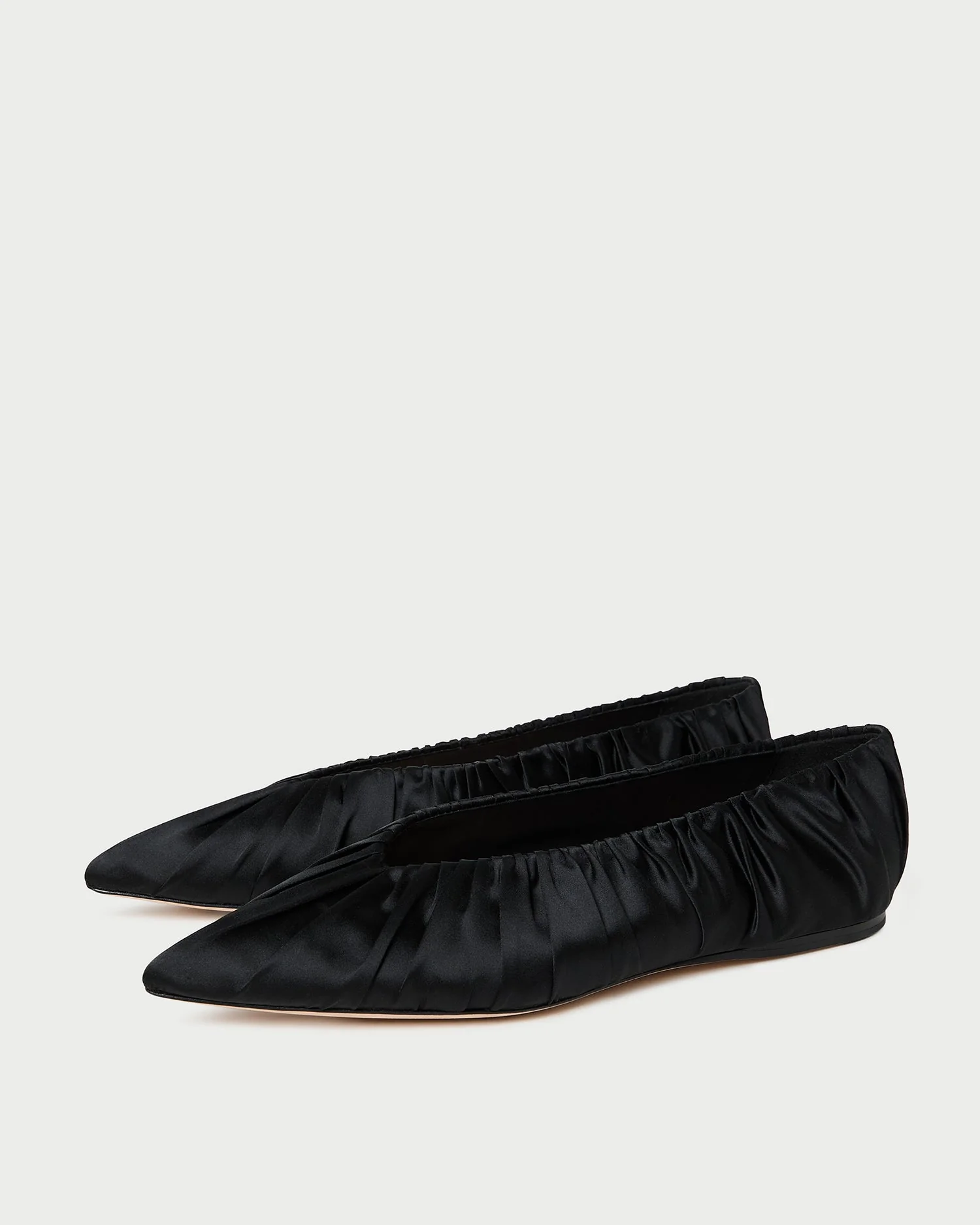 Loeffler Randall - Lane Black Satin Ballet Flat - Image 4