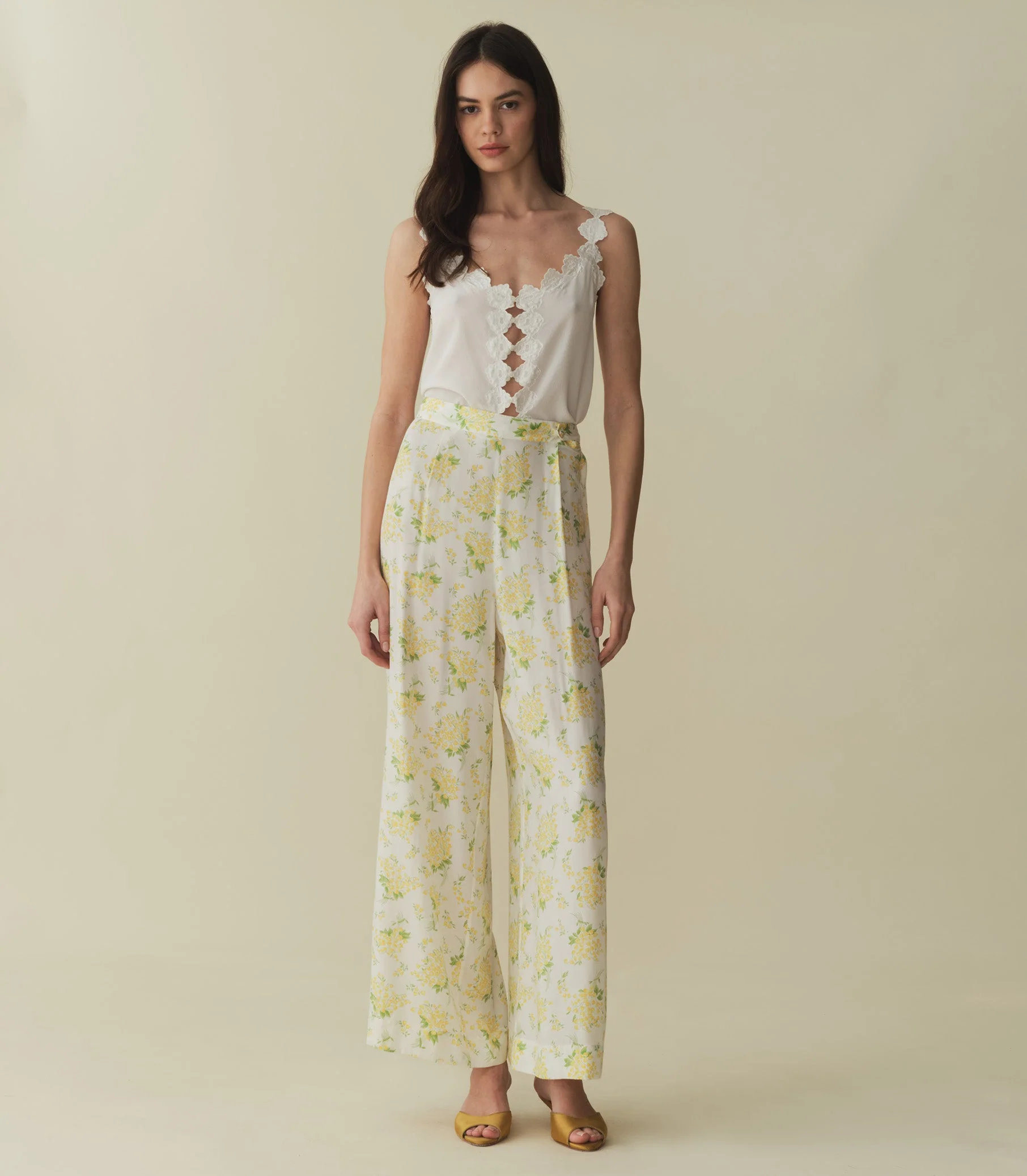 DÔEN - LANI PANT -- SALT MAY BELL FLORAL - Image 3