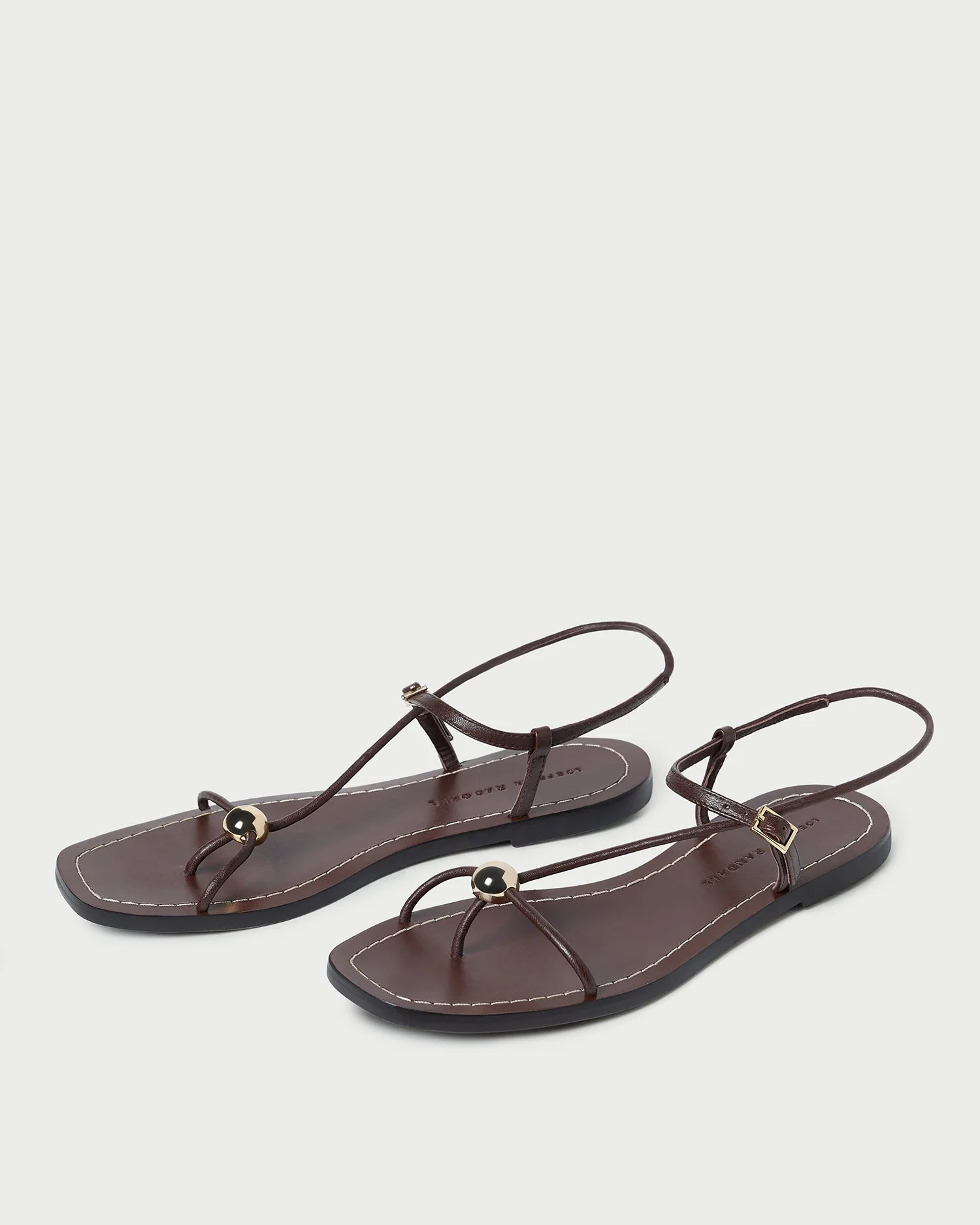 Loeffler Randall - Lara Espresso Leather Sandal - Image 5