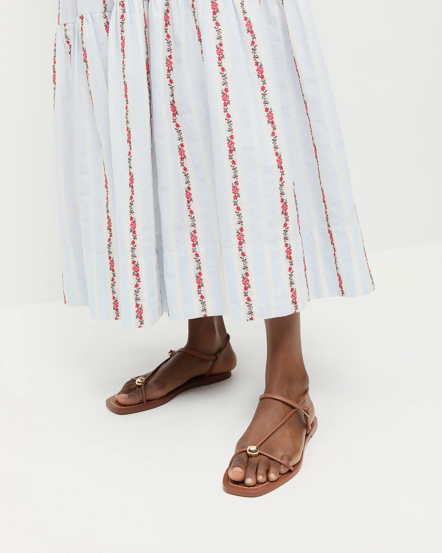 Loeffler Randall - Lara Timber Leather Sandal - Image 2
