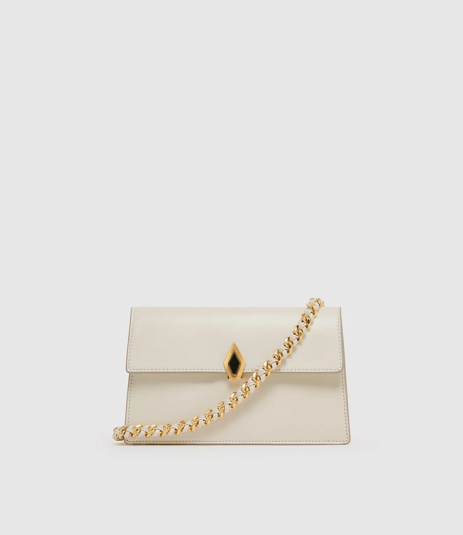 Metier - Large Chain Strap Buttery Nappa Crème with Gold Hardware - Image 3