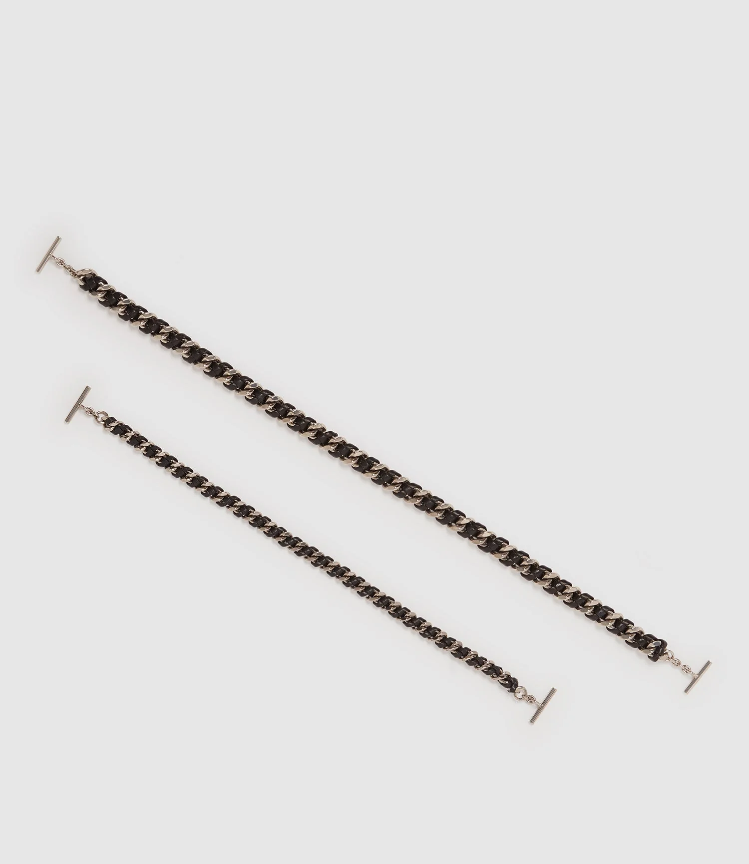 Metier - Large Chain Strap Elvis Black with Silver Hardware - Image 4