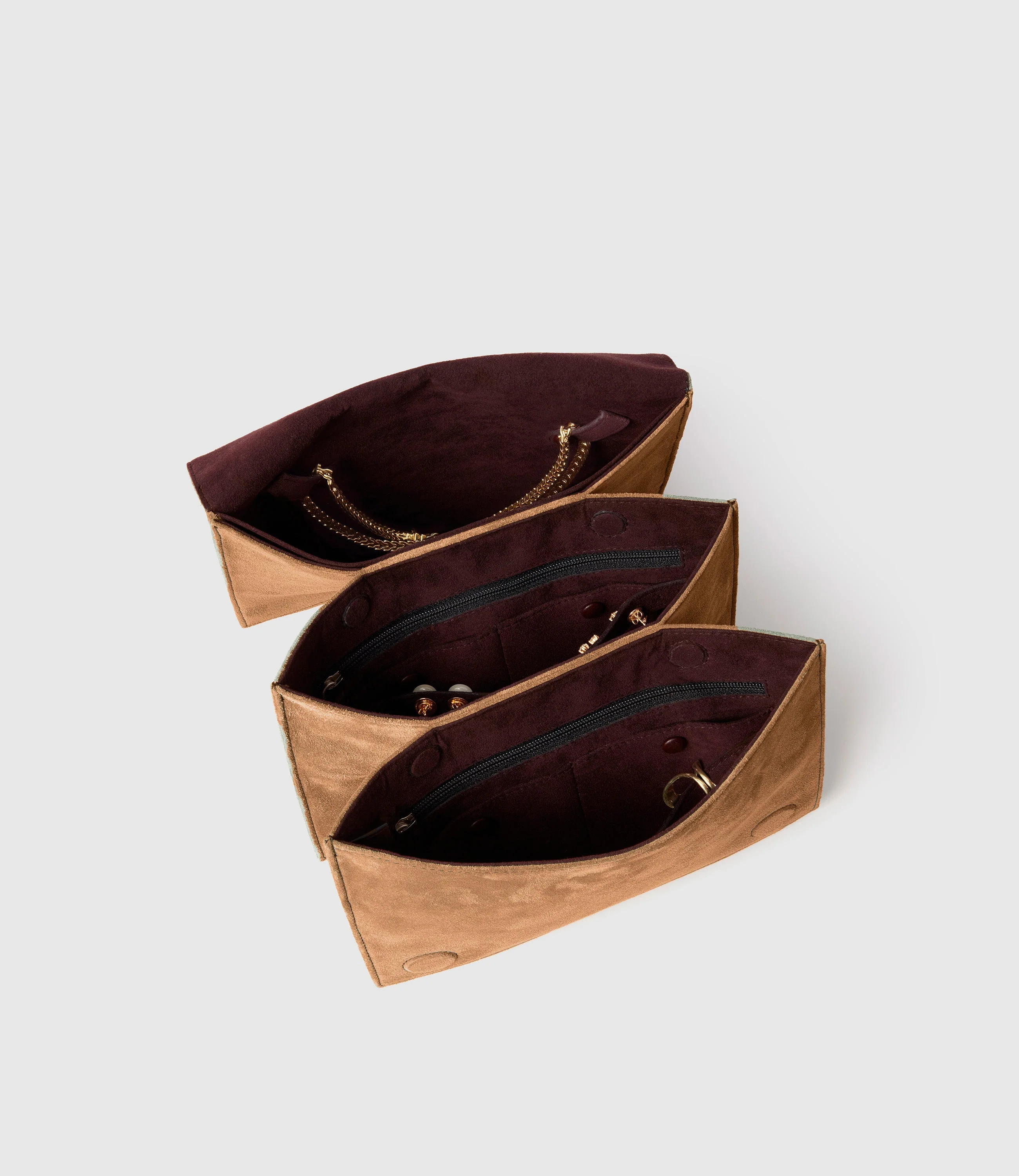 Metier - Large Jewellery Travel Case Suede Marrakech - Image 3