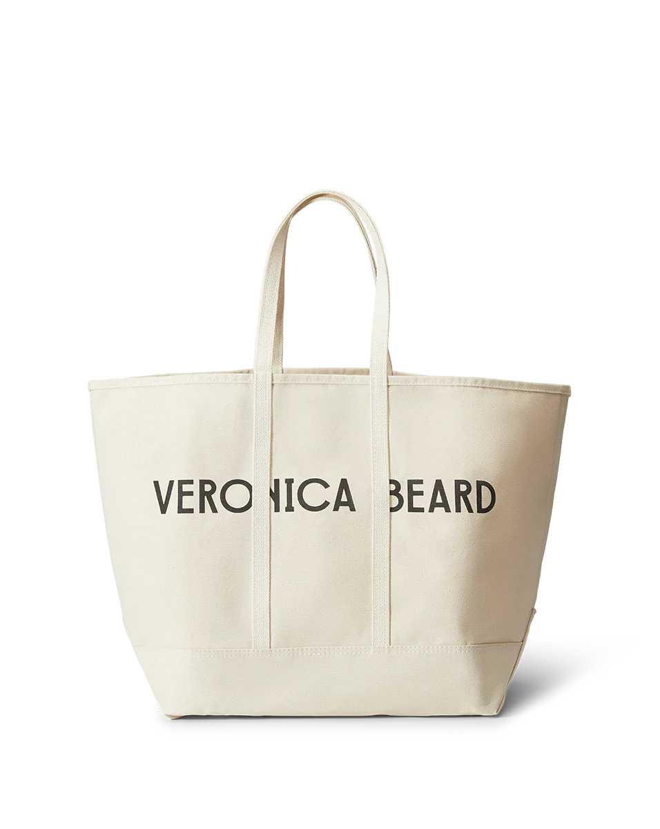 Veronica Beard - Large Canvas Logo Tote - Image 4