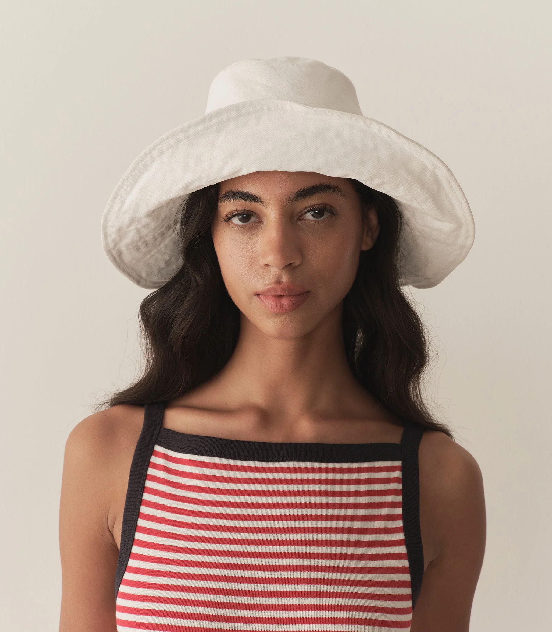 DÔEN - LARK HAT -- WHITE - Image 2