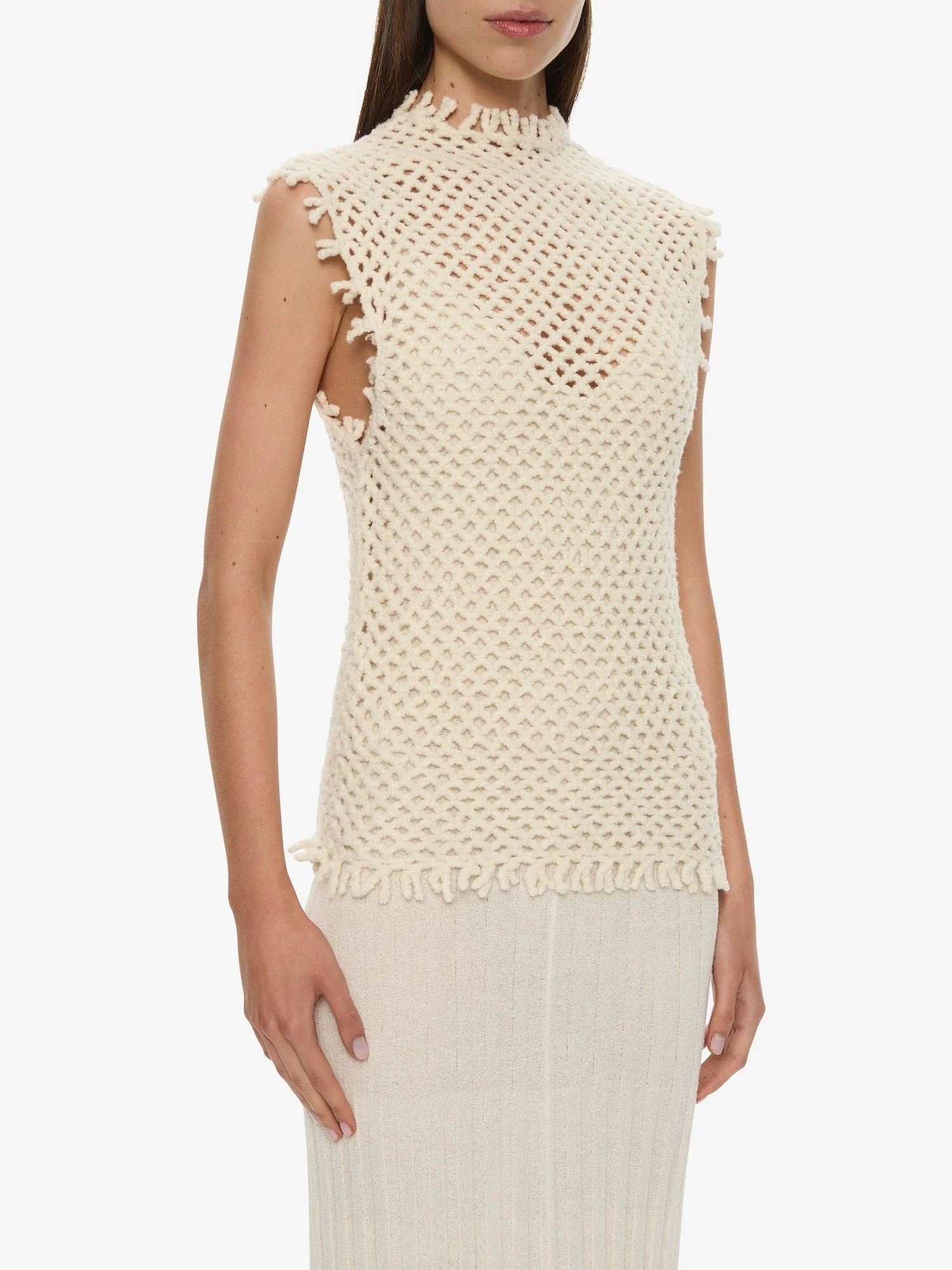 Christopher Esber - Lattice Knit Tank Dress - Image 2
