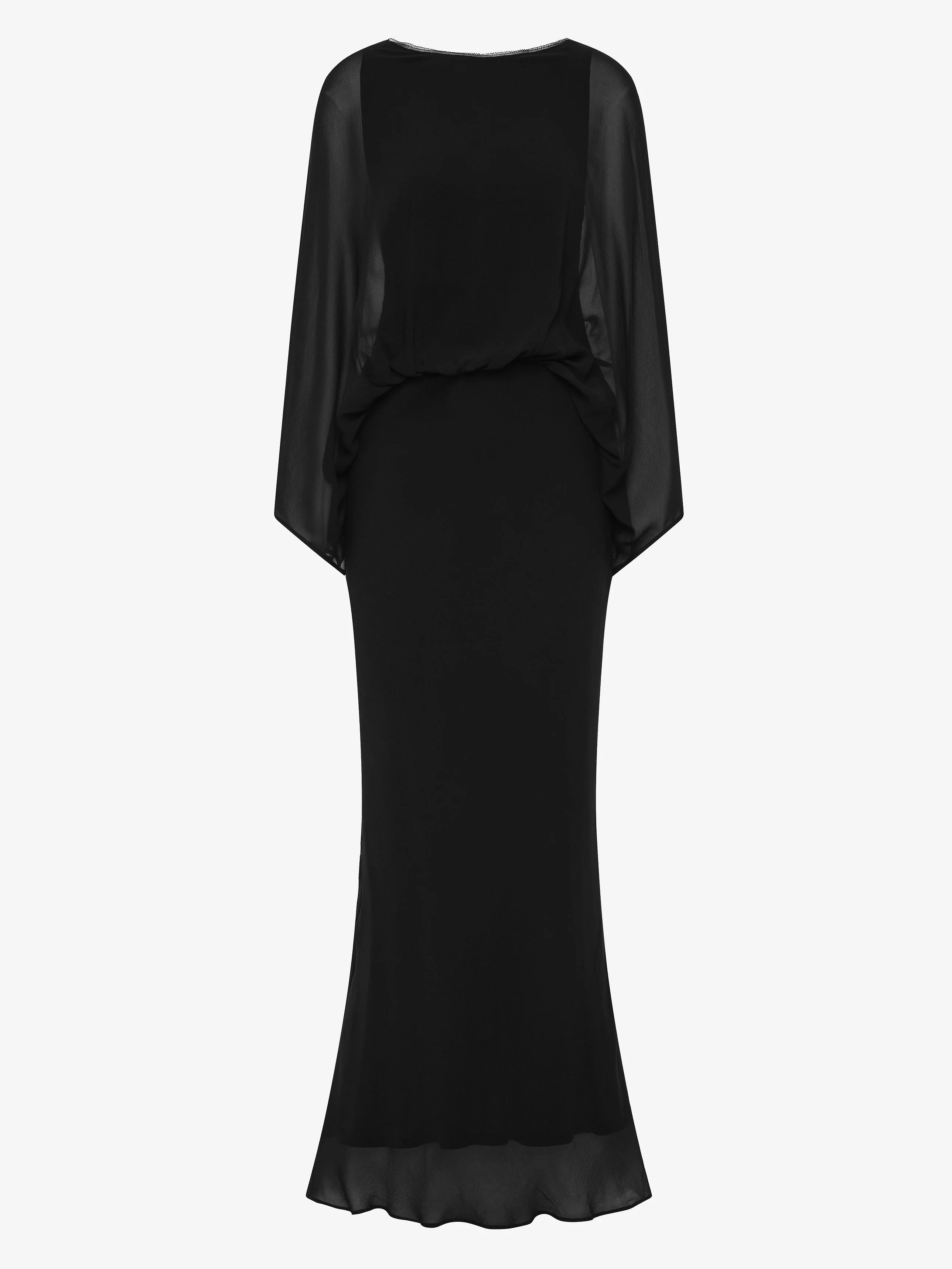 Christopher Esber - Lattice Lace Silk Blouson Long Dress - Image 5