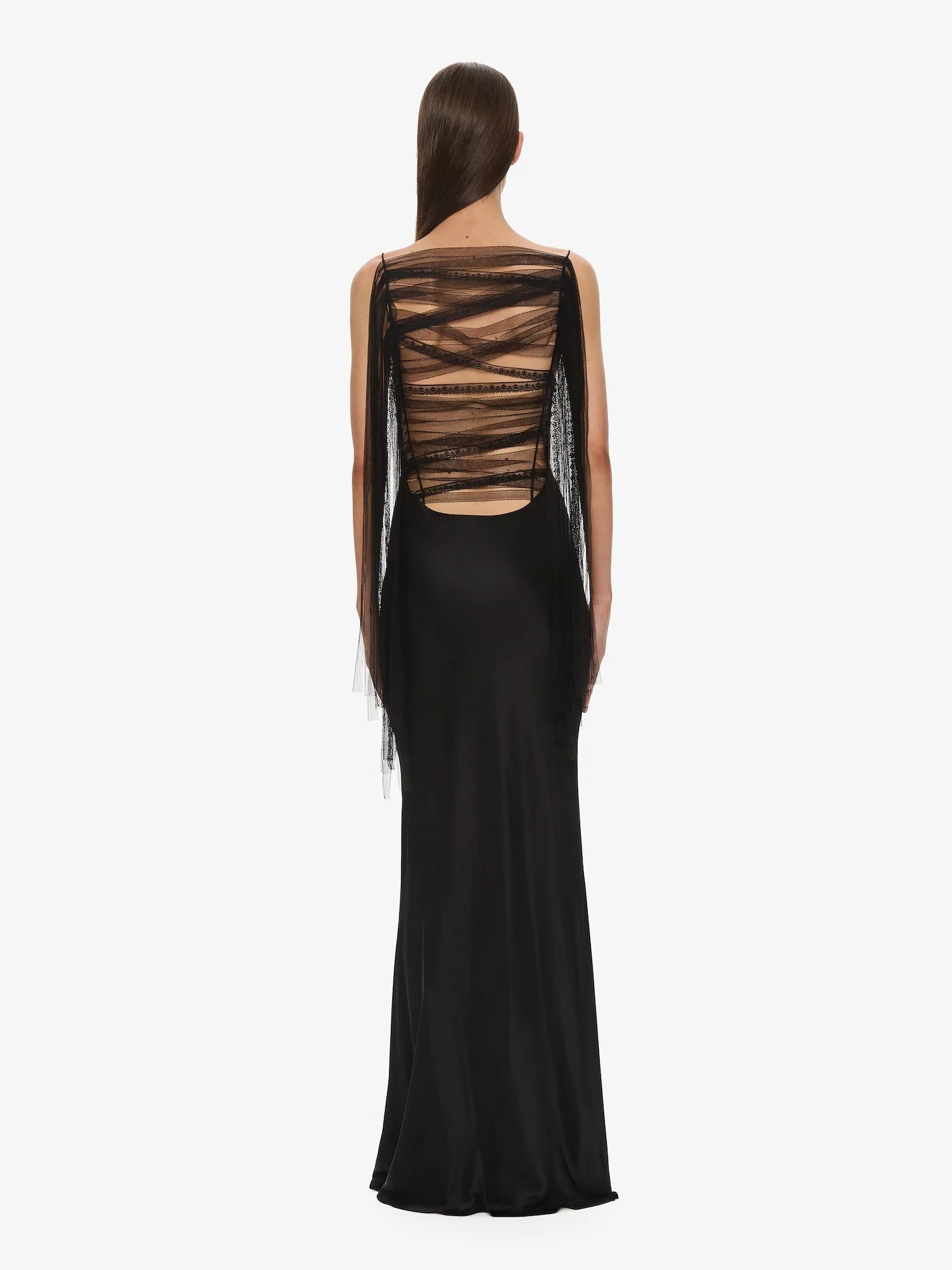 Christopher Esber - Lattice Lace Silk Gown - Image 2