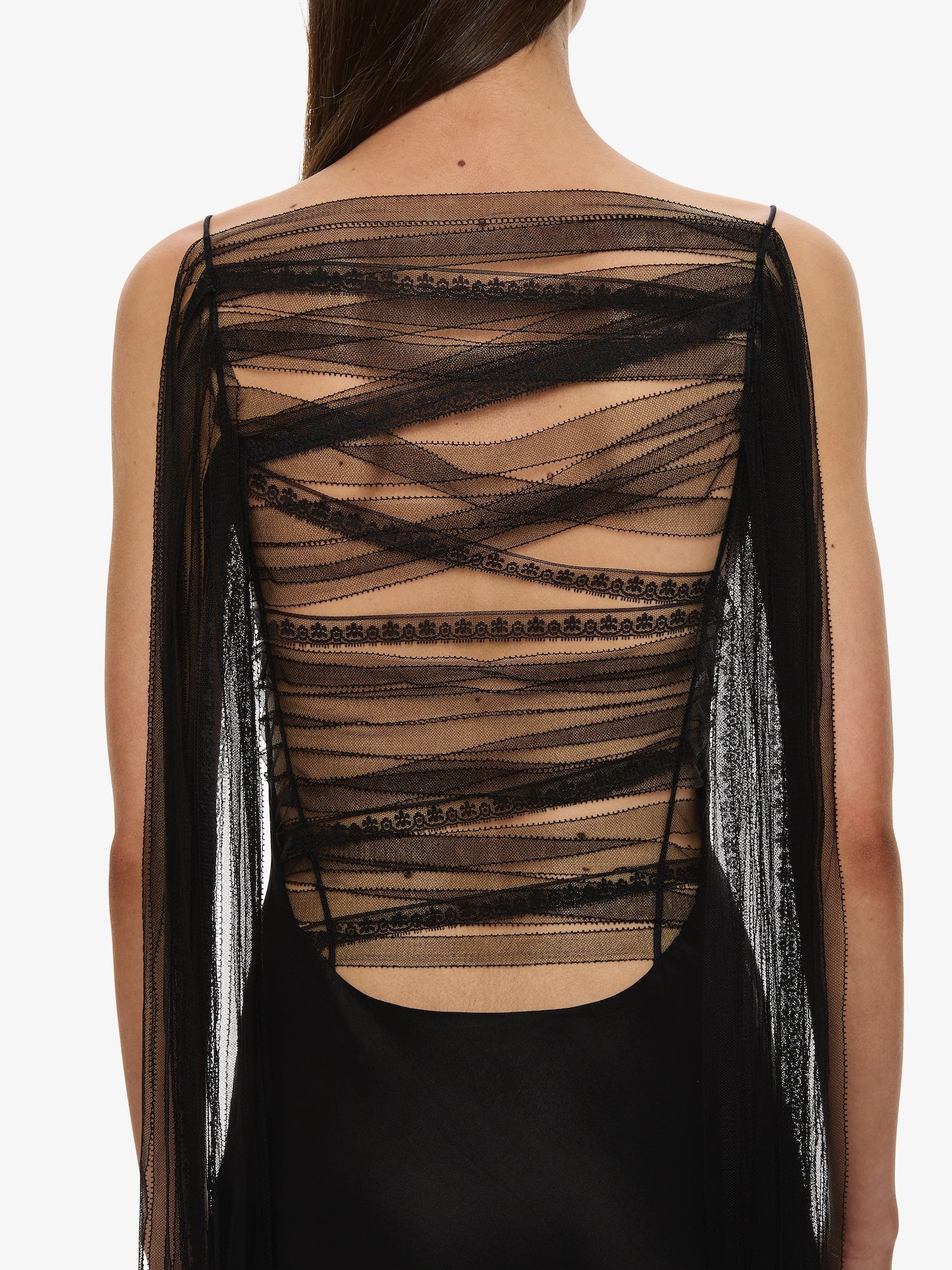 Christopher Esber - Lattice Lace Silk Gown - Image 5