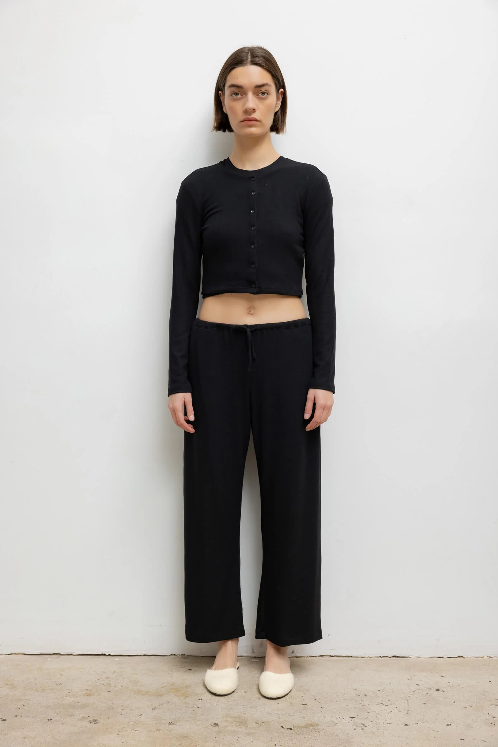Leset - Lauren Crop Drawstring Pant