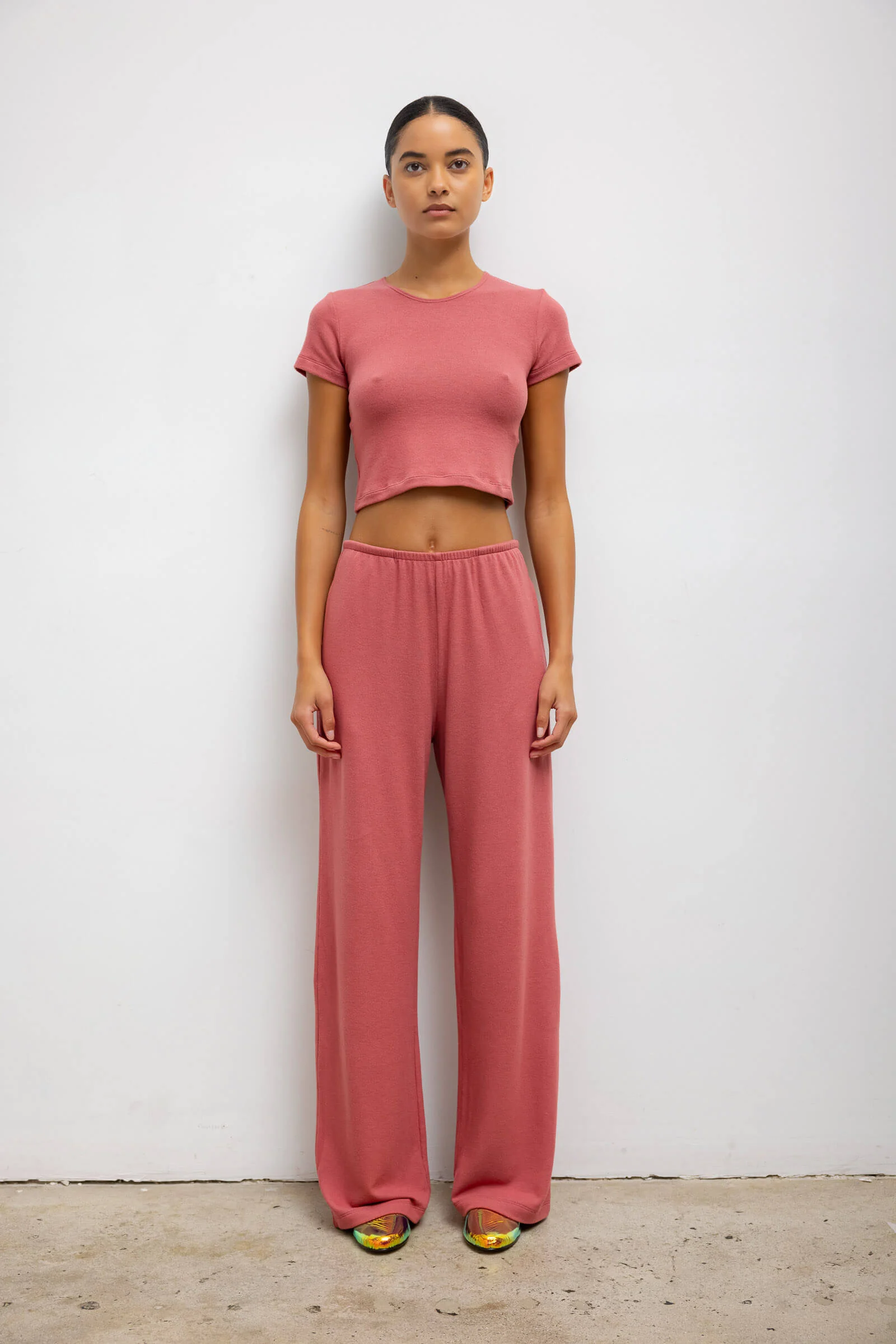 Leset - Lauren Crop Slim Fit Tee - Image 3