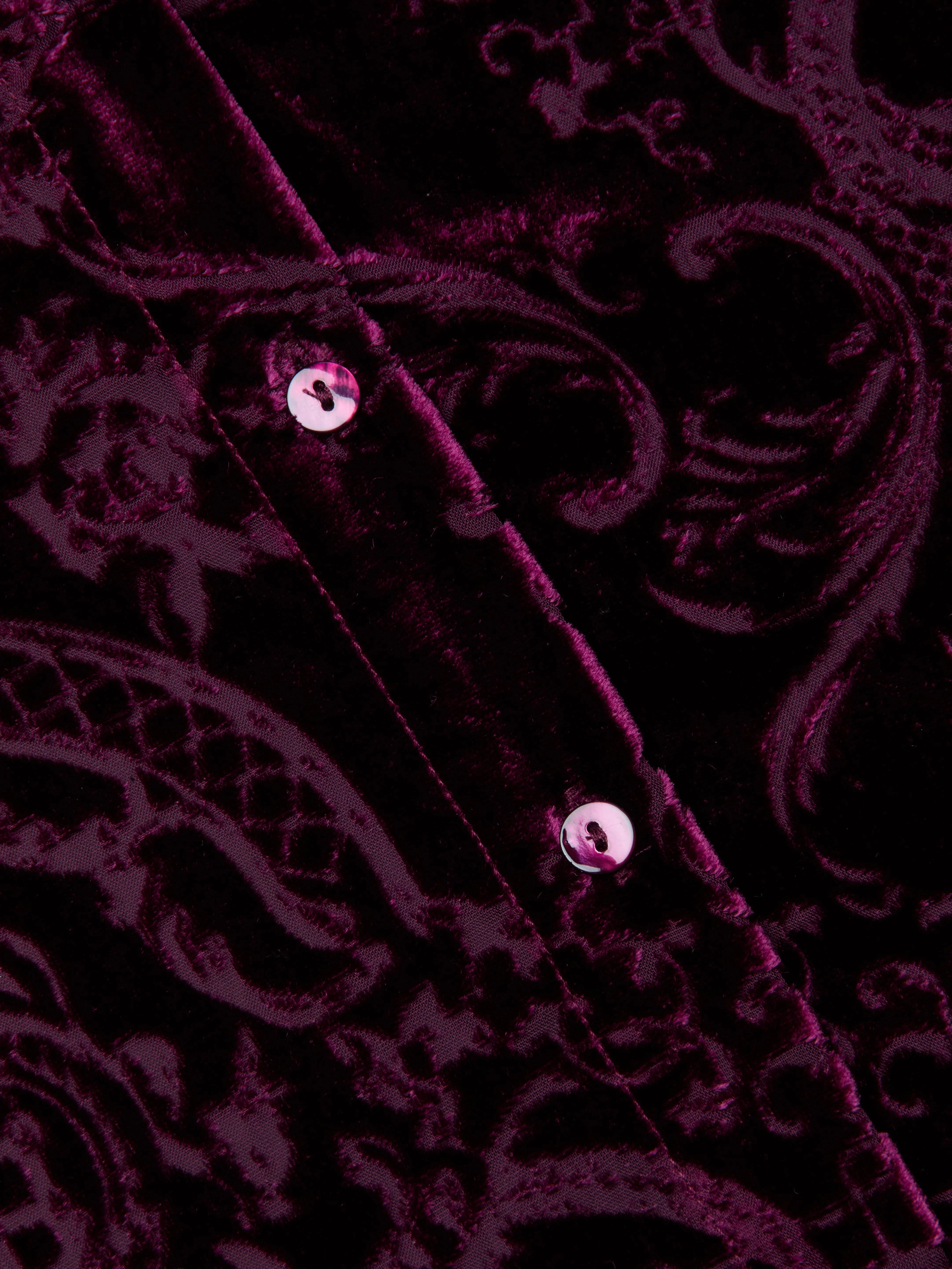 L'AGENCE - Laurent Velvet Blouse - Image 5