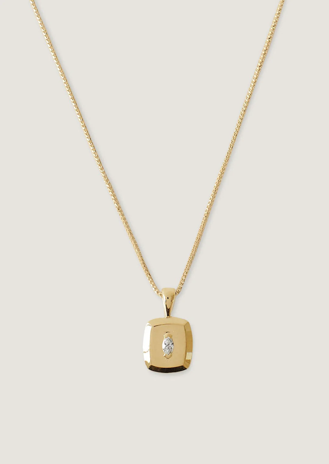 Kinn - Le Chat Marquise Cushion Necklace Diamond - Image 3