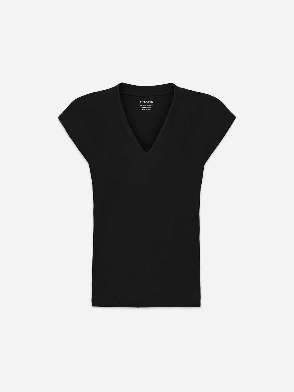 FRAME - Le Mid Rise V Neck Tee