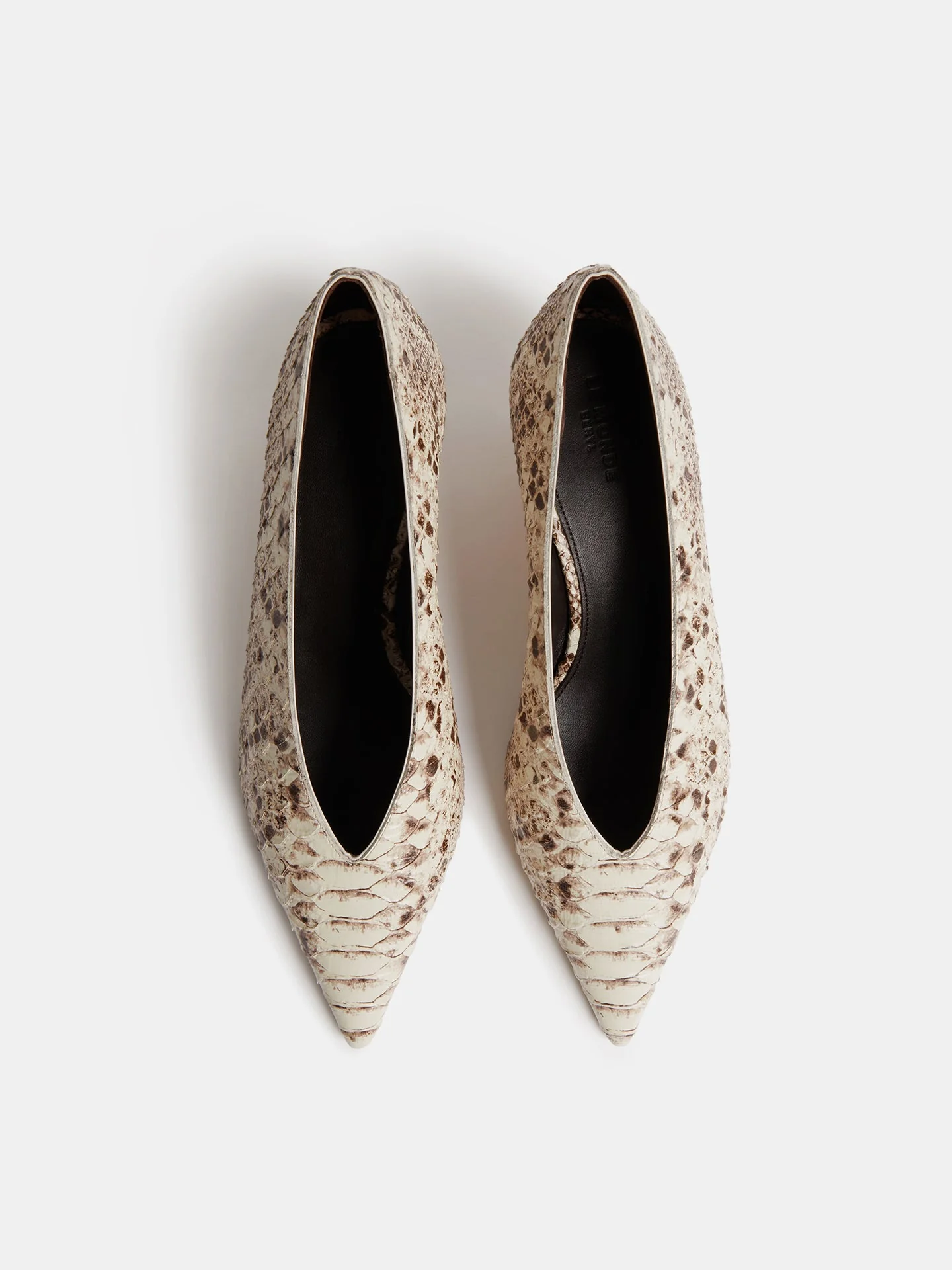 Le Monde Beryl - Babouche Kitten / Roccia Leather Snake Effect - Image 3