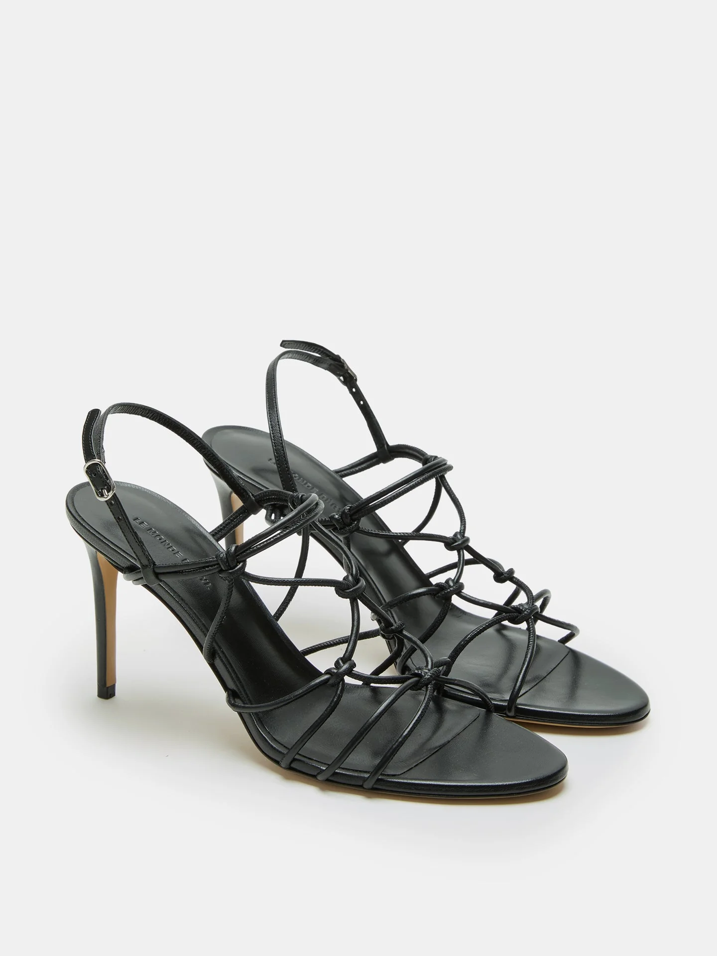 Le Monde Beryl - Grace Sandal Heel / Black Leather - Image 2