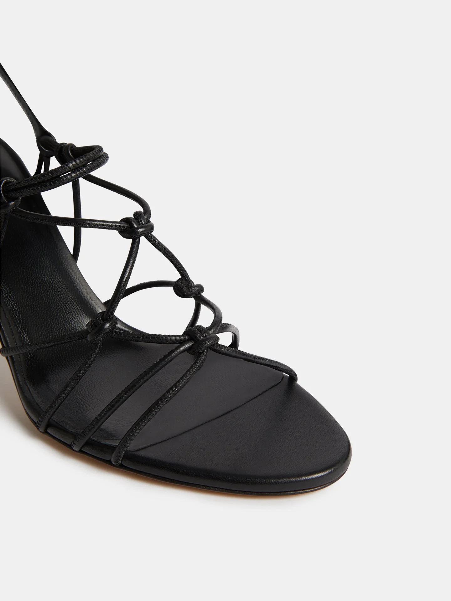 Le Monde Beryl - Grace Sandal Heel / Black Leather - Image 4
