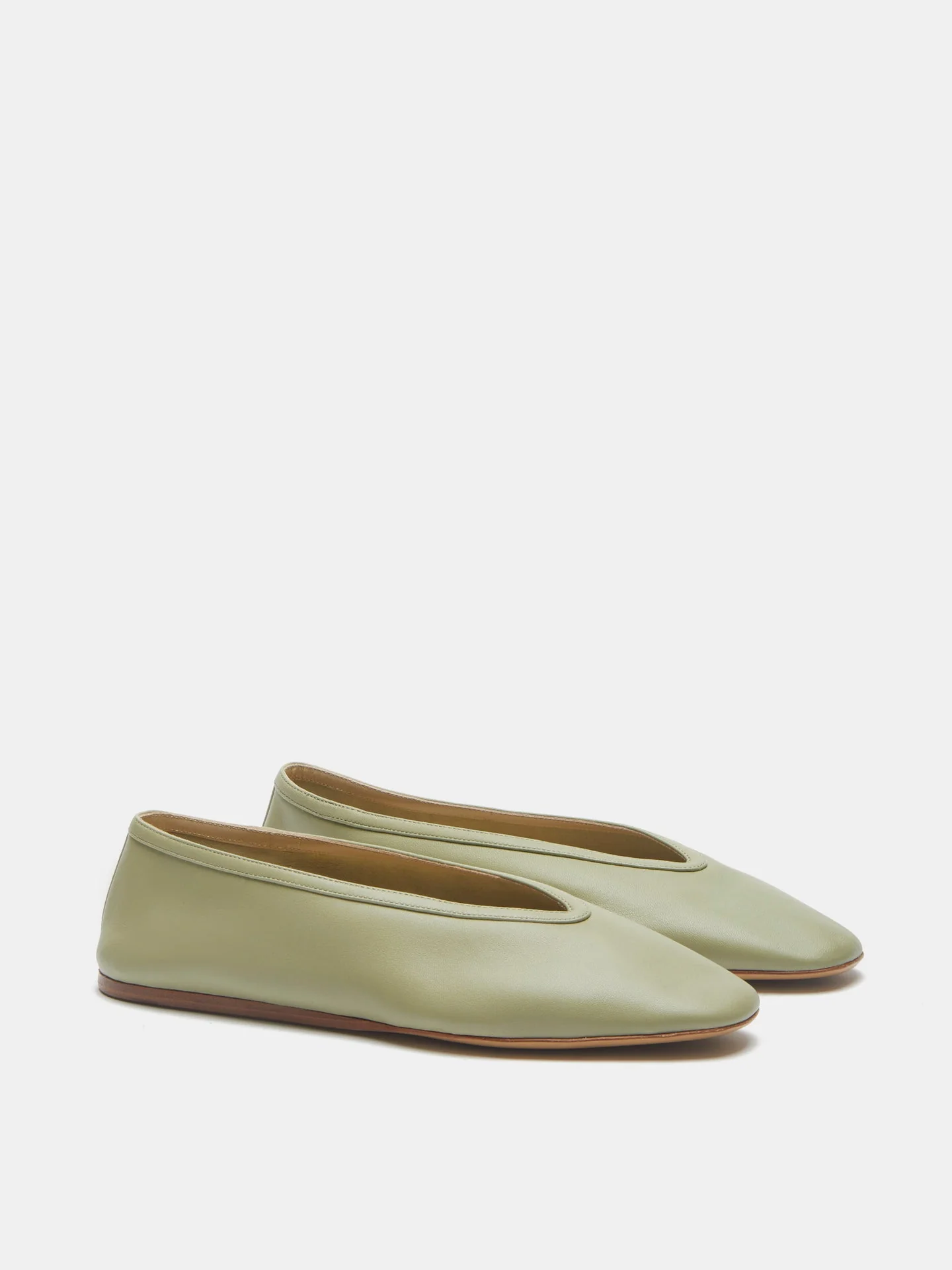 Le Monde Beryl - Luna Slipper / Pistachio Leather - Image 2