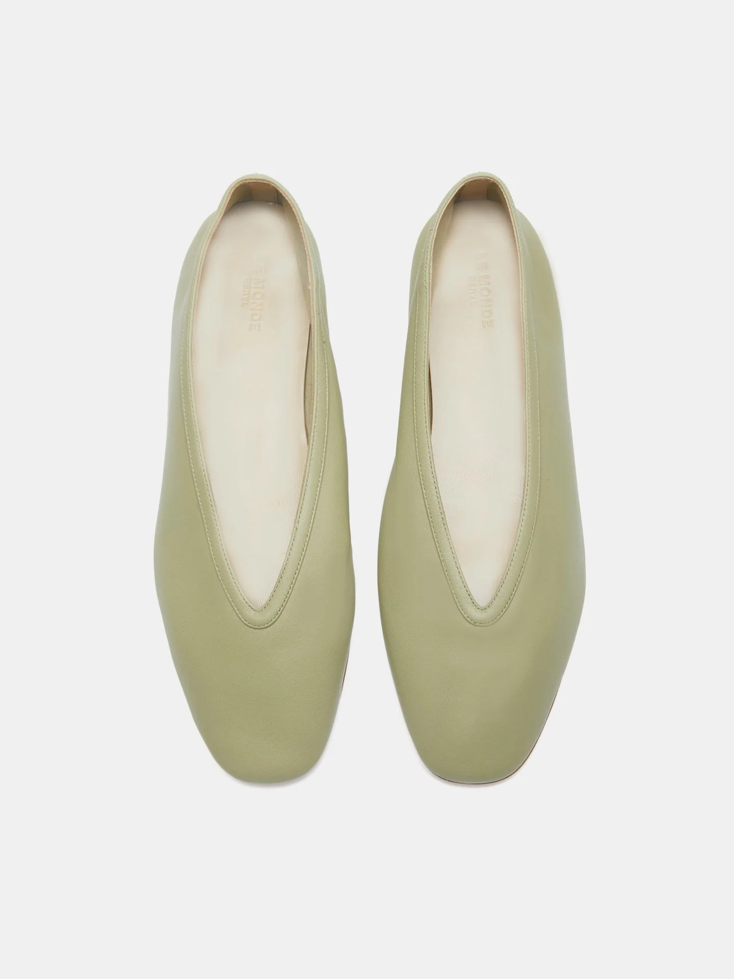 Le Monde Beryl - Luna Slipper / Pistachio Leather - Image 3