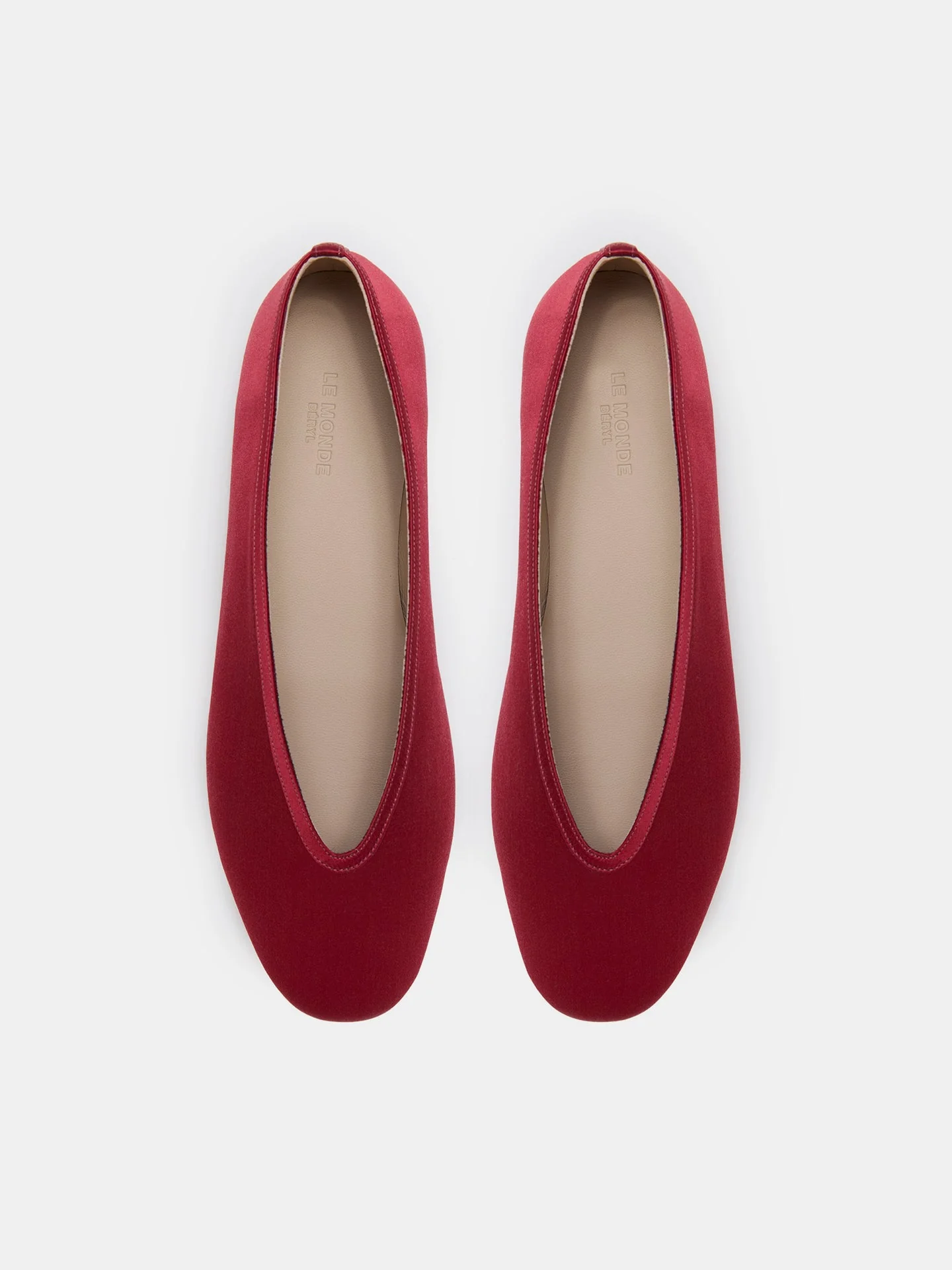 Le Monde Beryl - Luna Slipper / Tomato Satin - Image 3