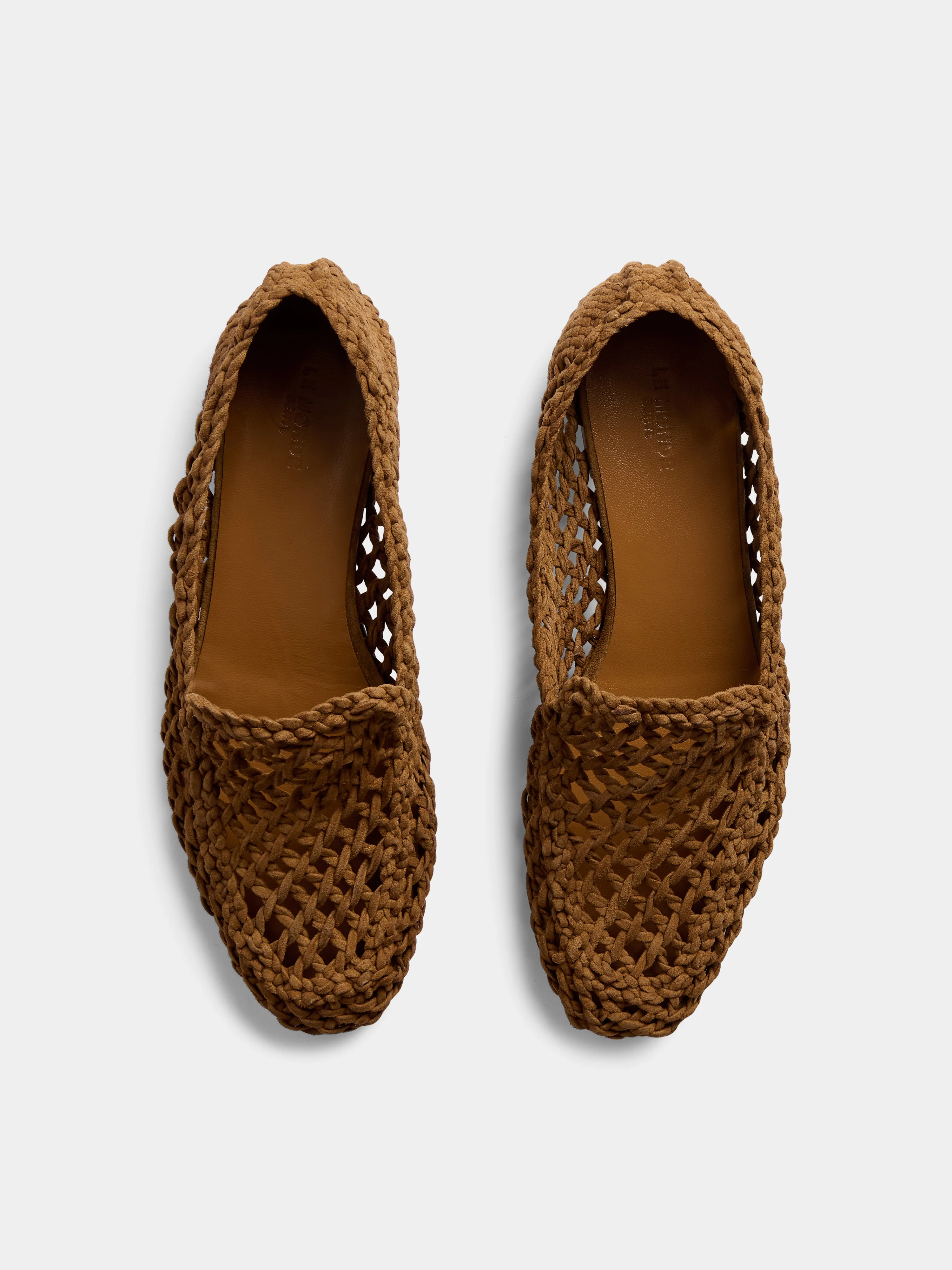 Le Monde Beryl - Soft Loafer Knotted / Taupe Suede - Image 3