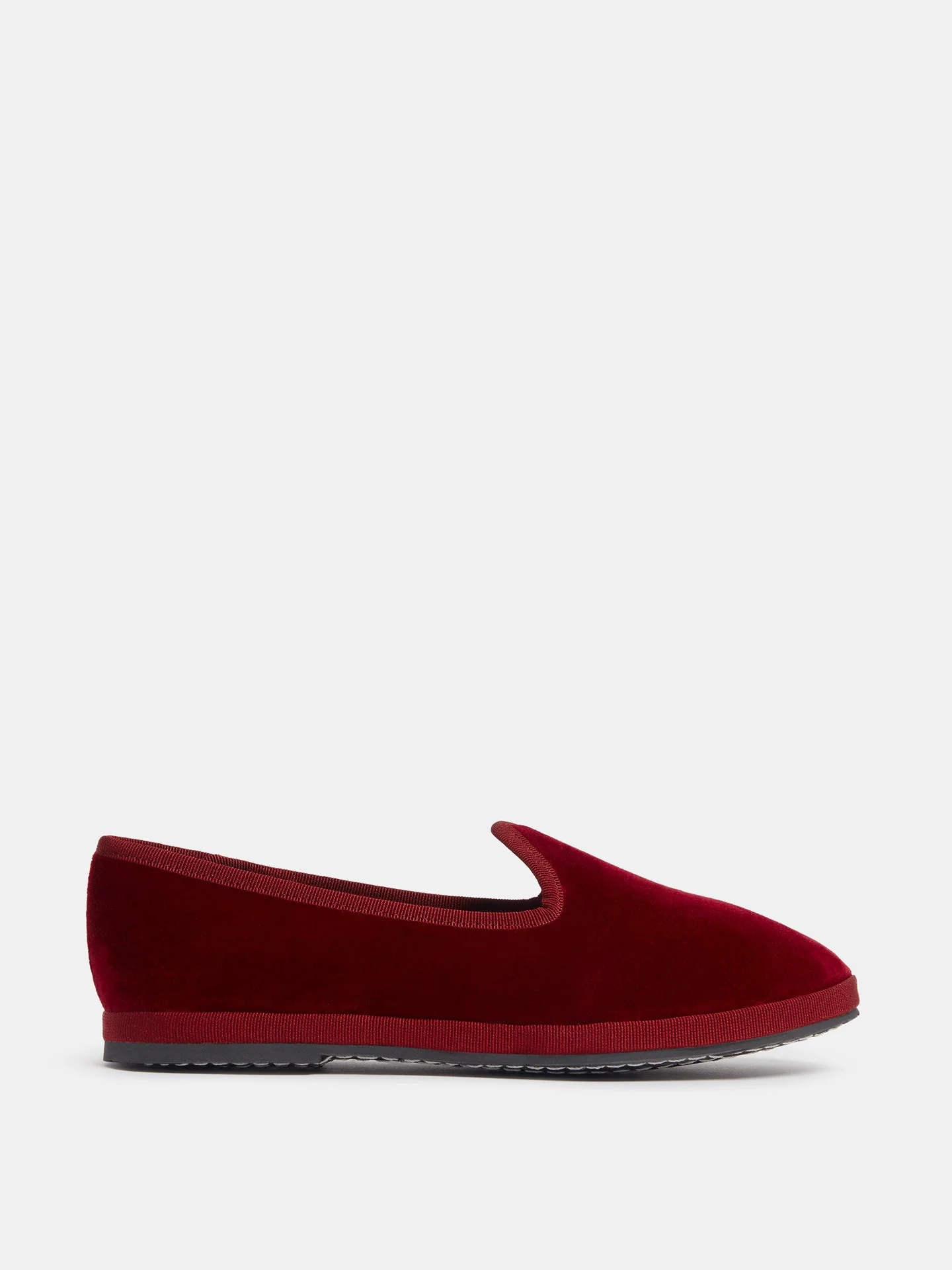 Le Monde Beryl - Soft Venetian Slipper / Bordeaux Velvet