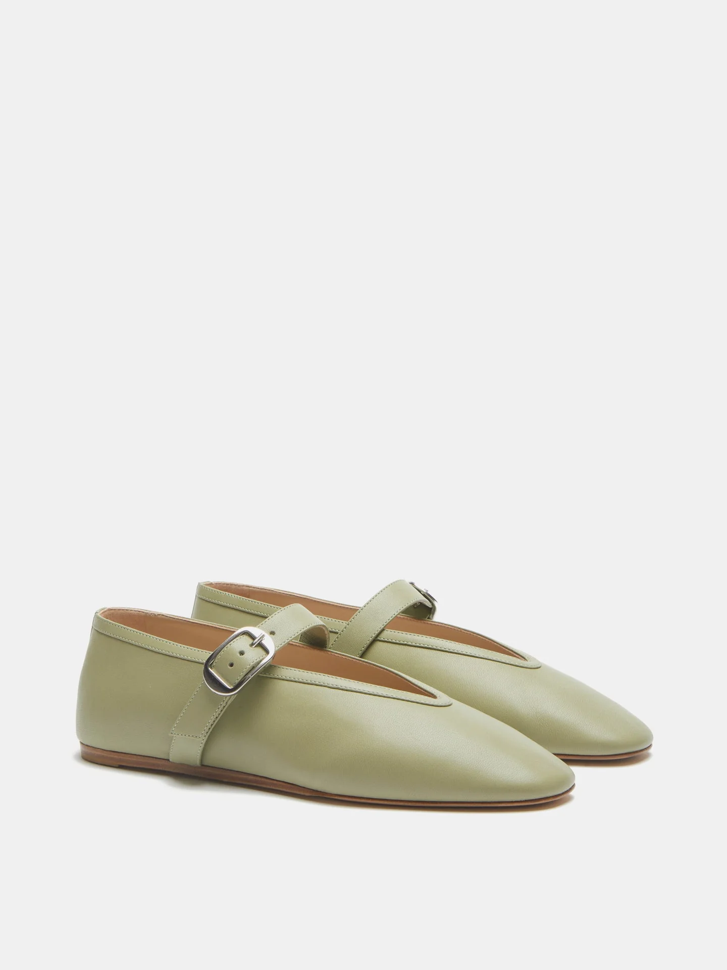 Le Monde Beryl - Stella Slipper / Pistachio Leather - Image 2