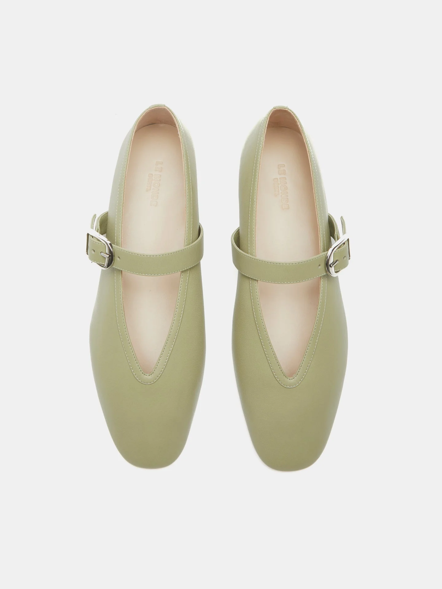 Le Monde Beryl - Stella Slipper / Pistachio Leather - Image 3