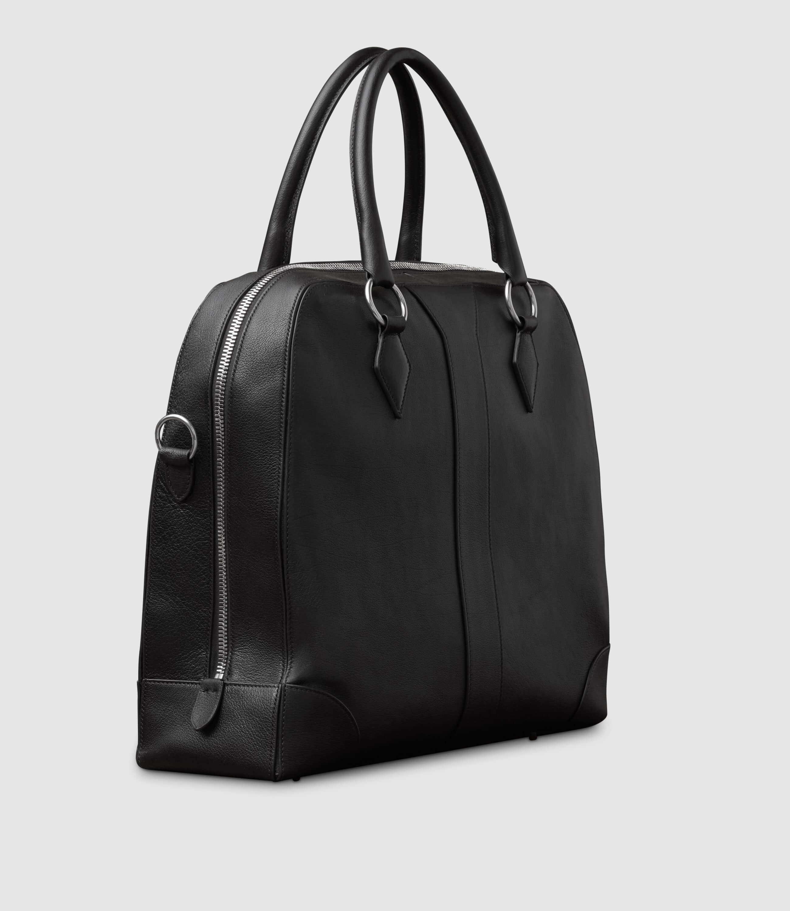 Metier - Le Petit Voyage Overnight Briefcase Buffalo Black - Image 2