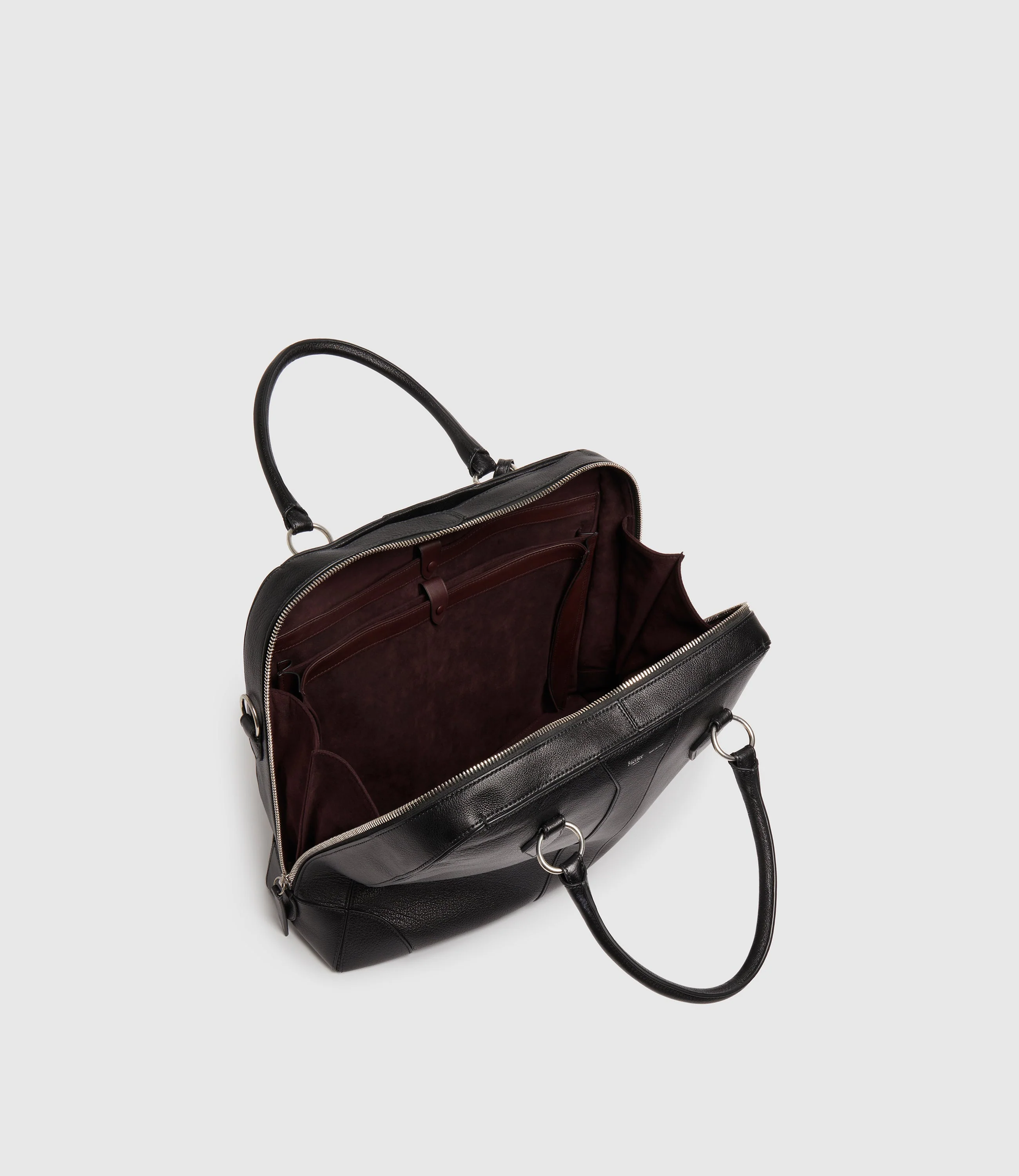 Metier - Le Petit Voyage Overnight Briefcase Buffalo Black - Image 3