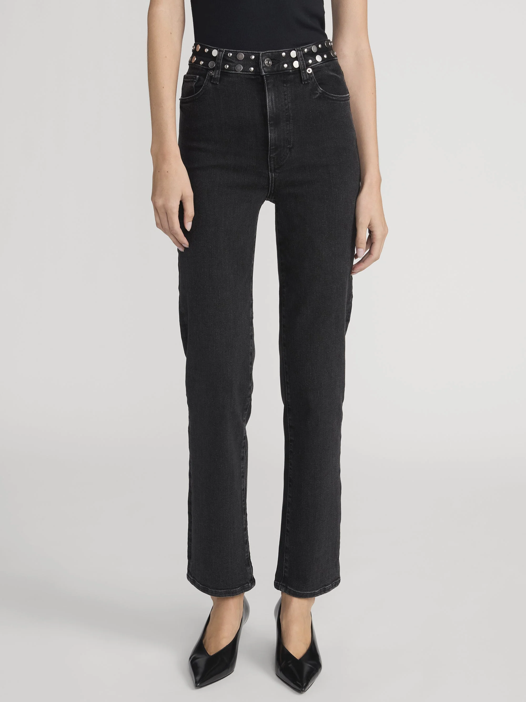 FRAME - Le Sleek Straight Studded - Image 3