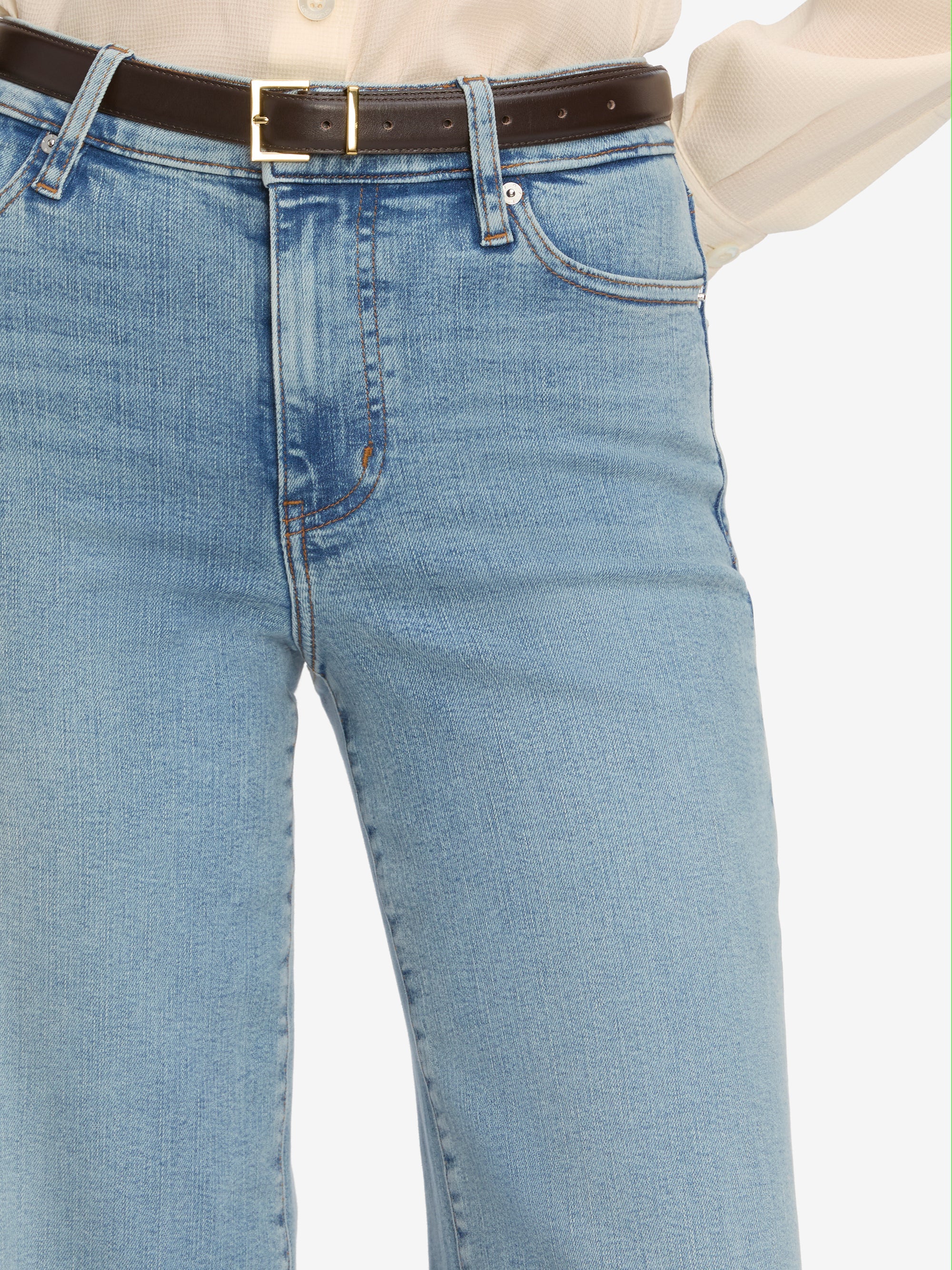 FRAME - Le Slim Palazzo Crop - Image 4