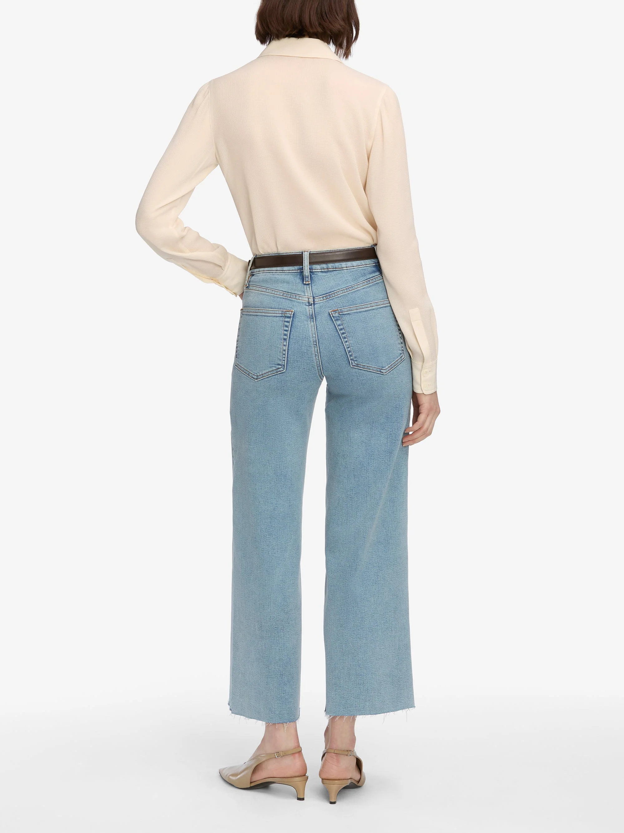 FRAME - Le Slim Palazzo Crop - Image 5