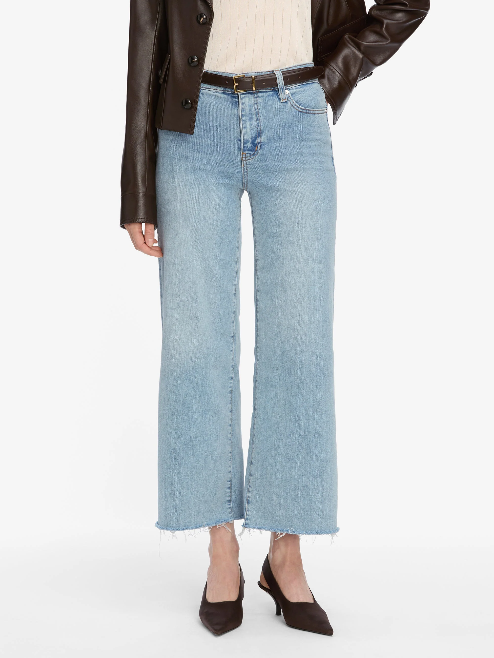 FRAME - Le Slim Palazzo Crop - Image 3